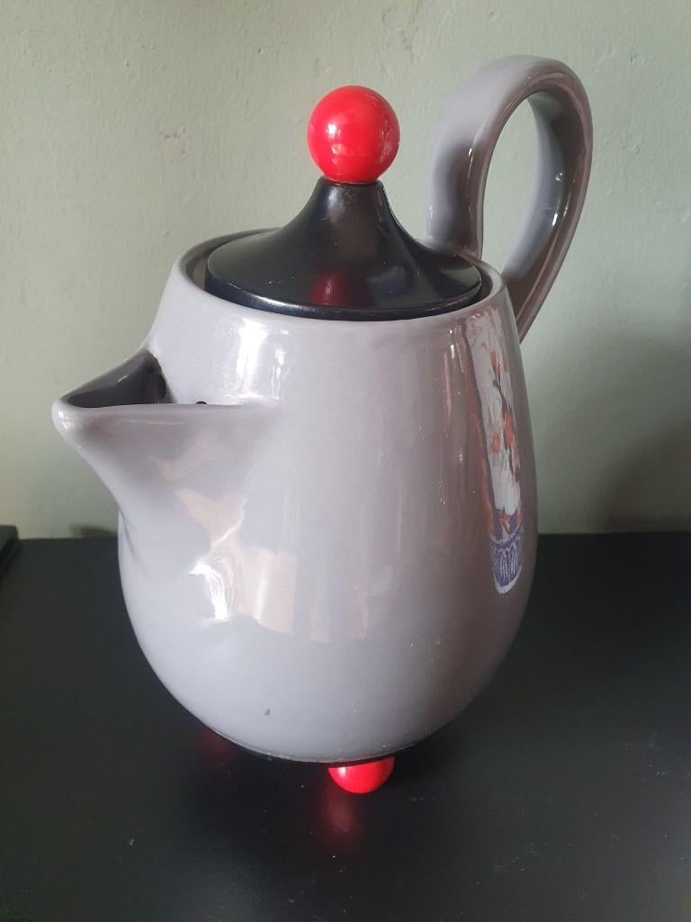 Vintage theepot by Pietro D'Amato - Memphis style - Design, Ophalen of Verzenden