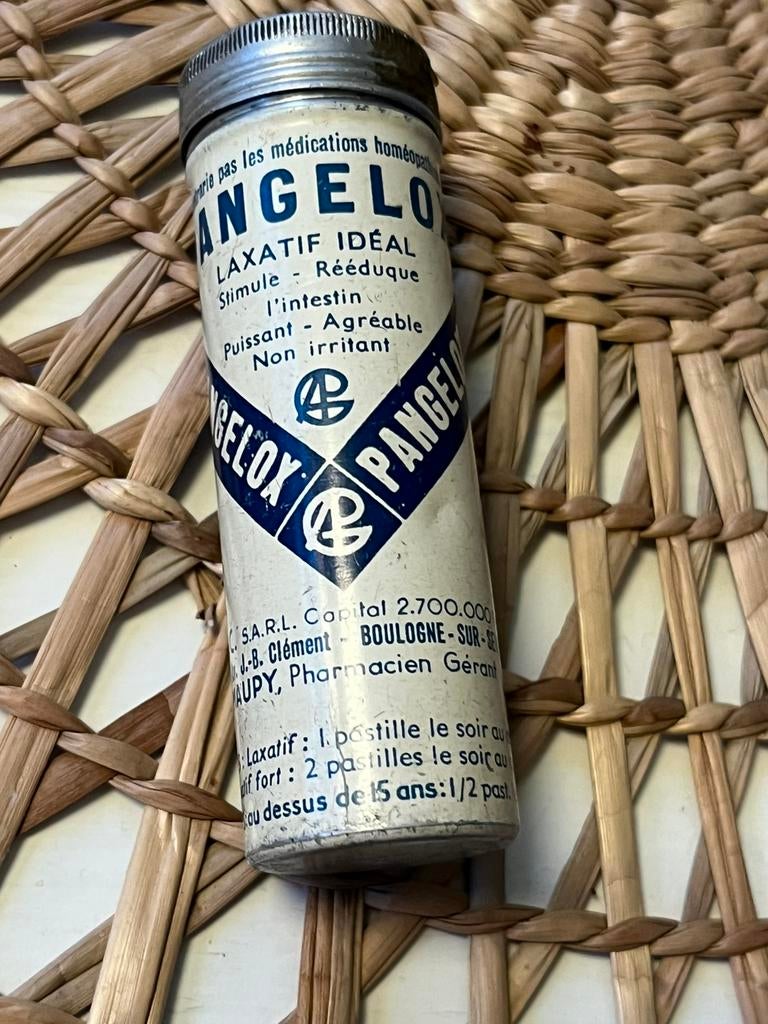 Vintage Frans blikje van Pangelox, Ophalen of Verzenden
