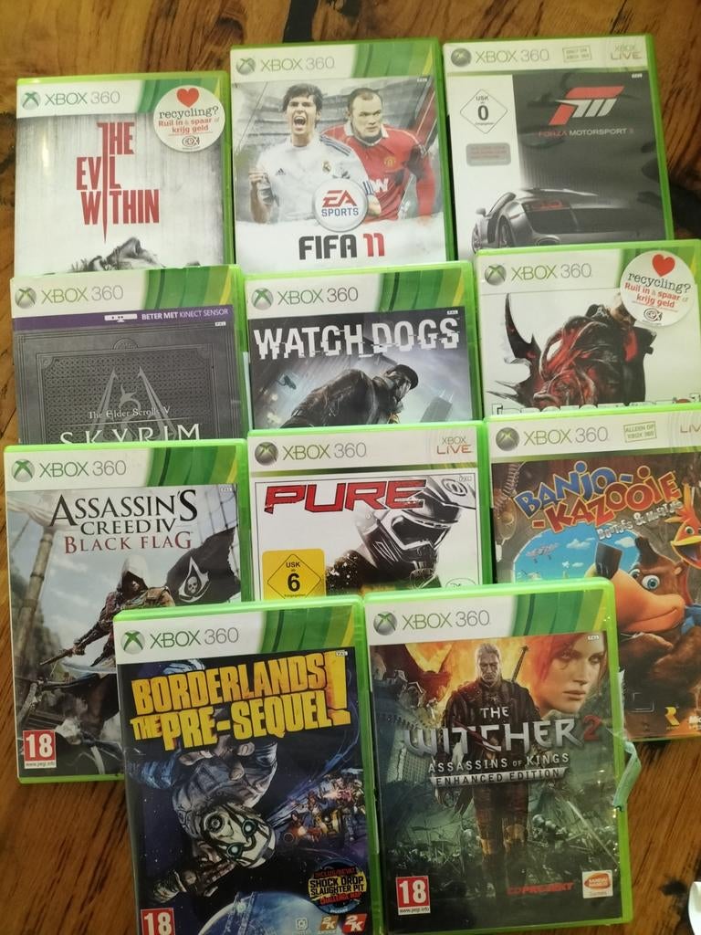 Xbox 360 Games - Diverse Collectie, Gebruikt, 1 speler, Eén computer, Vanaf 16 jaar