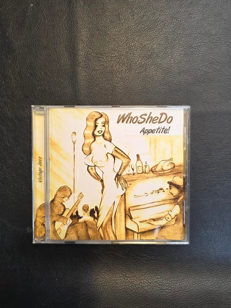 WhoSheDo - Appetite! CD Jazz/Blues, Ophalen of Verzenden, Zo goed als nieuw