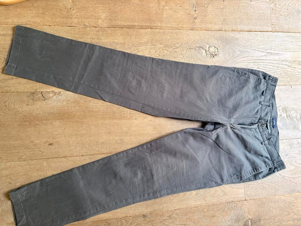 Chino van Floris Duetz in goede staat 33/32  slim fit, Ophalen of Verzenden, Zo goed als nieuw, Grijs, W33 - W34 (confectie 48/50)