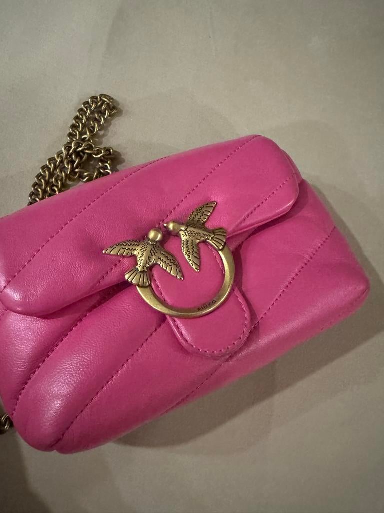 Pinko tasje roze, Sieraden, Tassen en Uiterlijk, Ophalen of Verzenden, Gebruikt, Roze, Schoudertasje