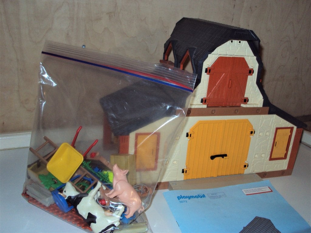 Playmobil boerderij met accessoires, Ophalen of Verzenden, Gebruikt, Gebouw