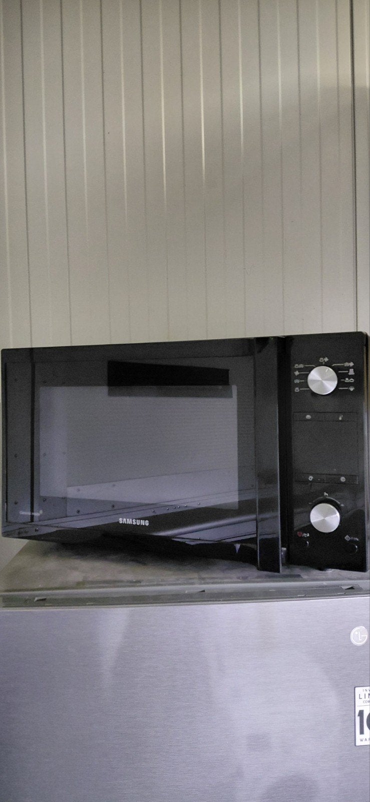 Samsung combi-oven/magnetron in topstaat, Witgoed en Apparatuur, Ophalen, Combimagnetron, Zo goed als nieuw, Vrijstaand