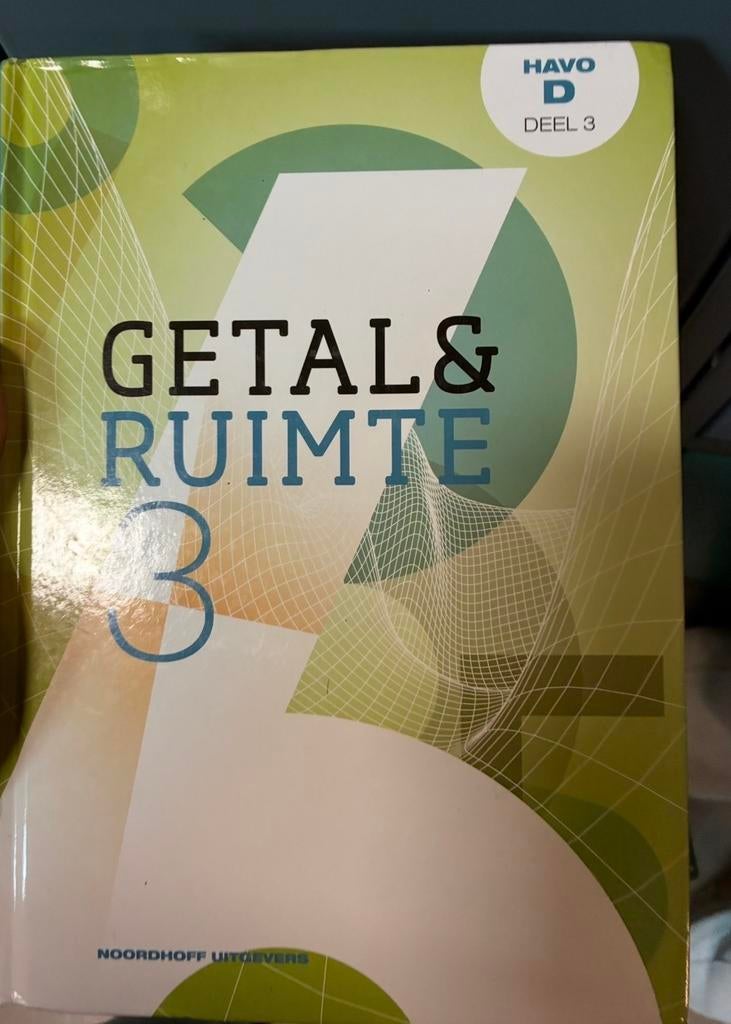 Getal & Ruimte HAVO D deel 3 Wiskunde, Boeken, Ophalen, Gelezen, HAVO