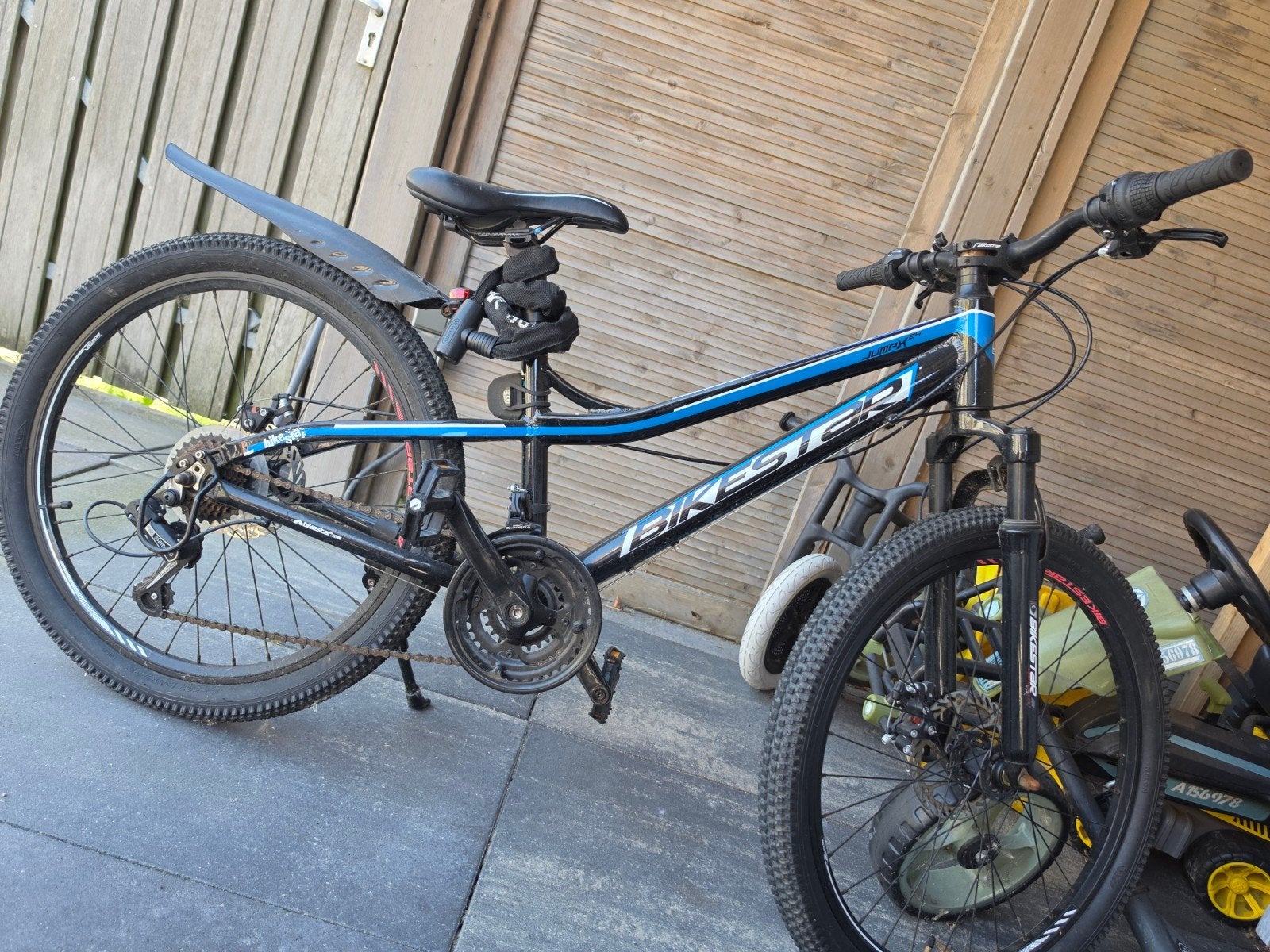 Bikestar kinderfiets 24 inch met versnellingen, Gebruikt, Versnellingen, Minder dan 49 cm, Schijfrem