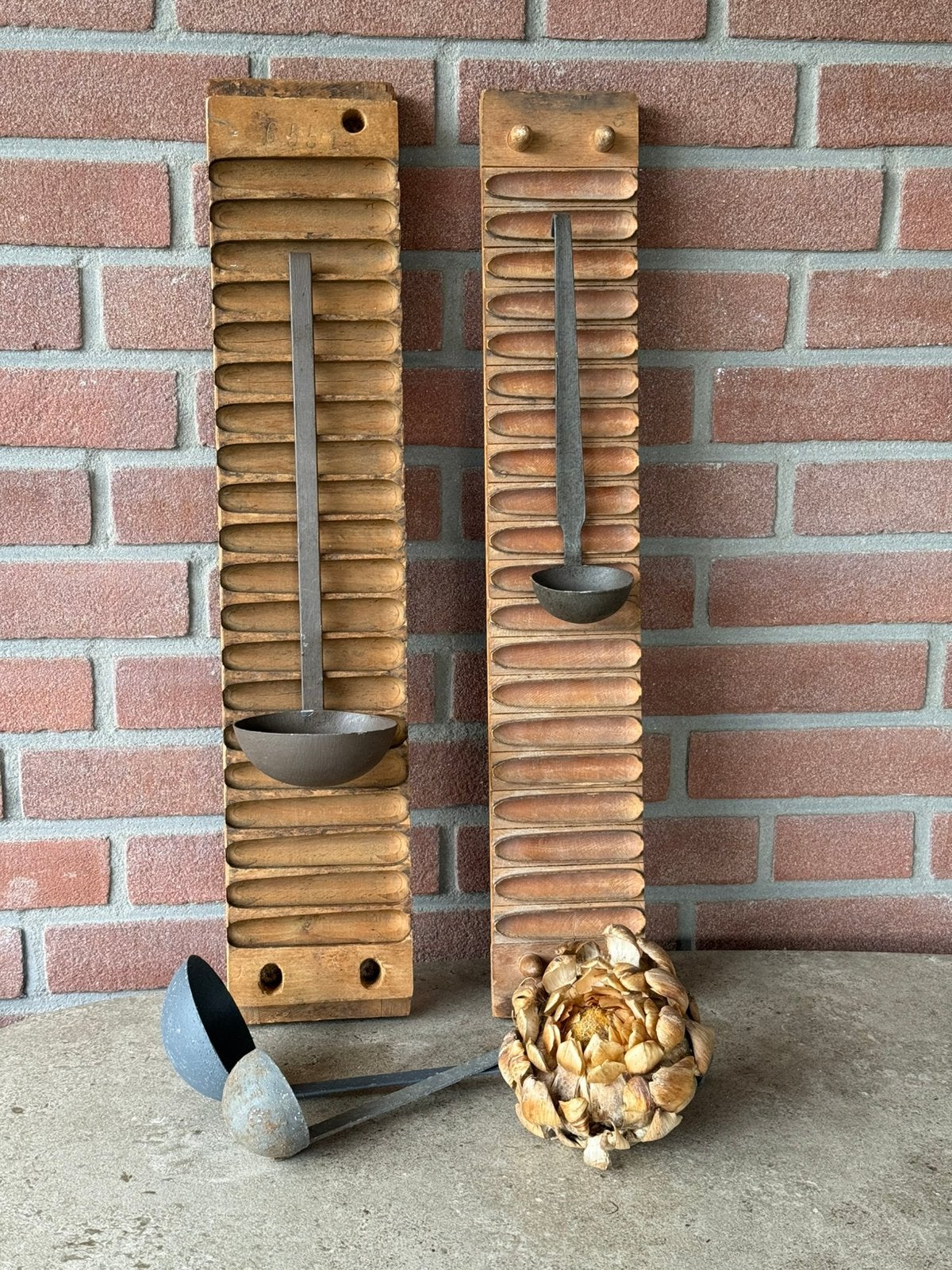 Twee antieke sigaren planken, Ophalen of Verzenden