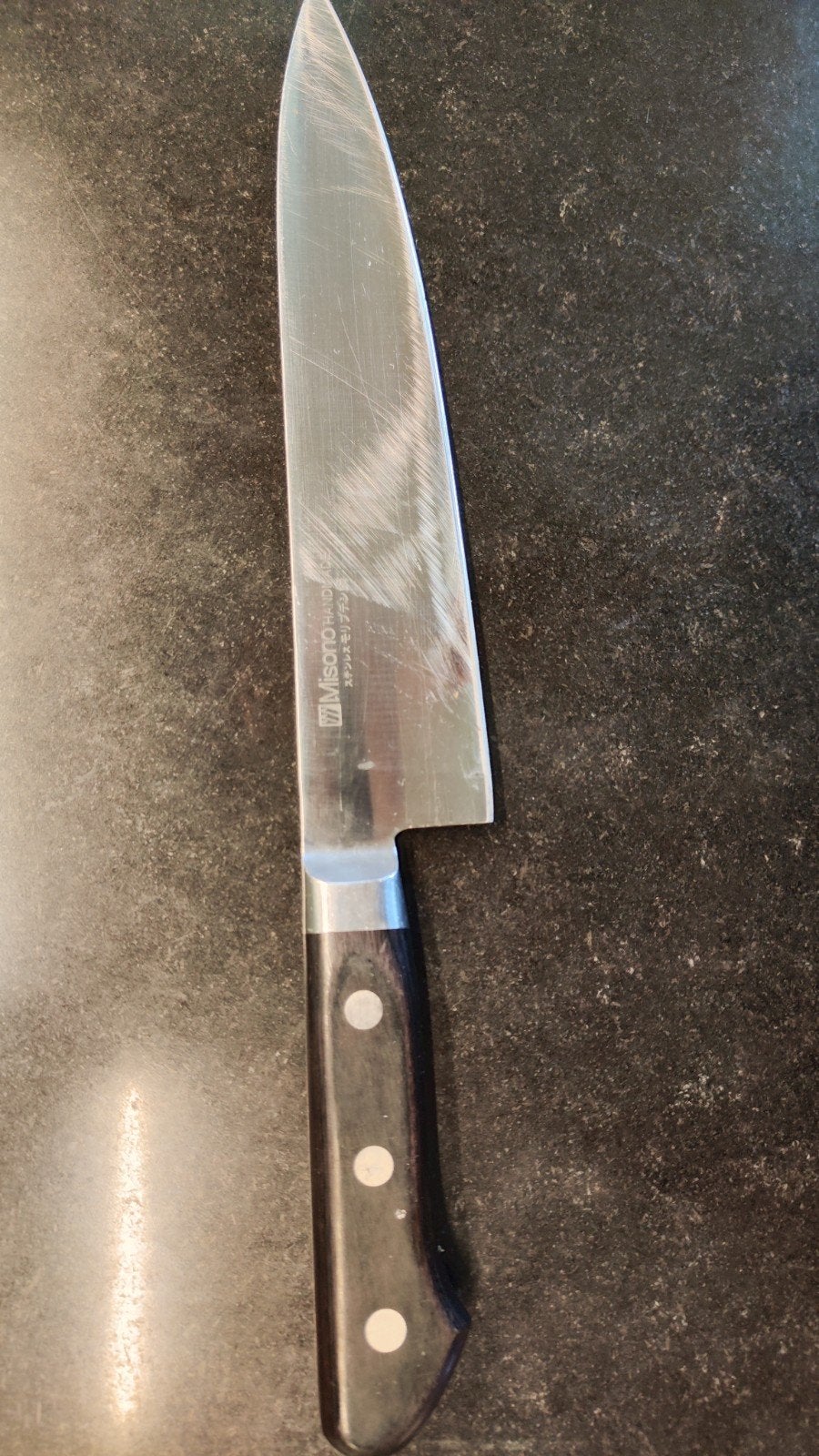 koksmes misono Japans gehard staal, Ophalen, Zo goed als nieuw