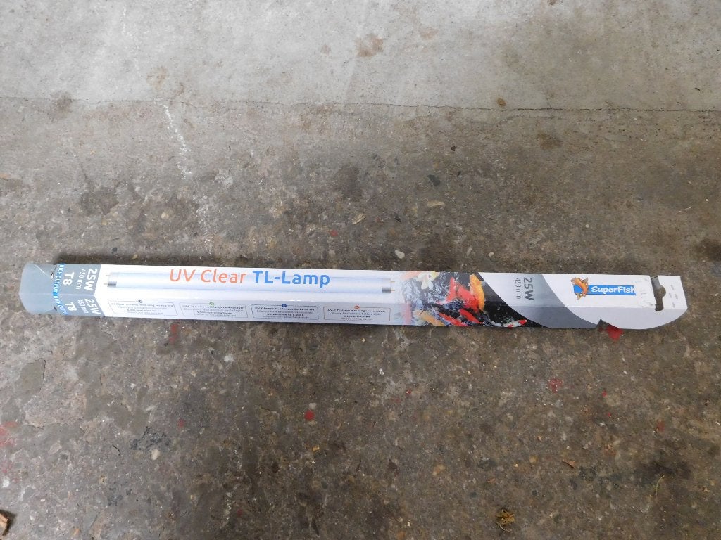 super Fish 25 watt UV TL lamp voor onder andere Oase Bitron., Ophalen, Gebruikt, Vijververlichting