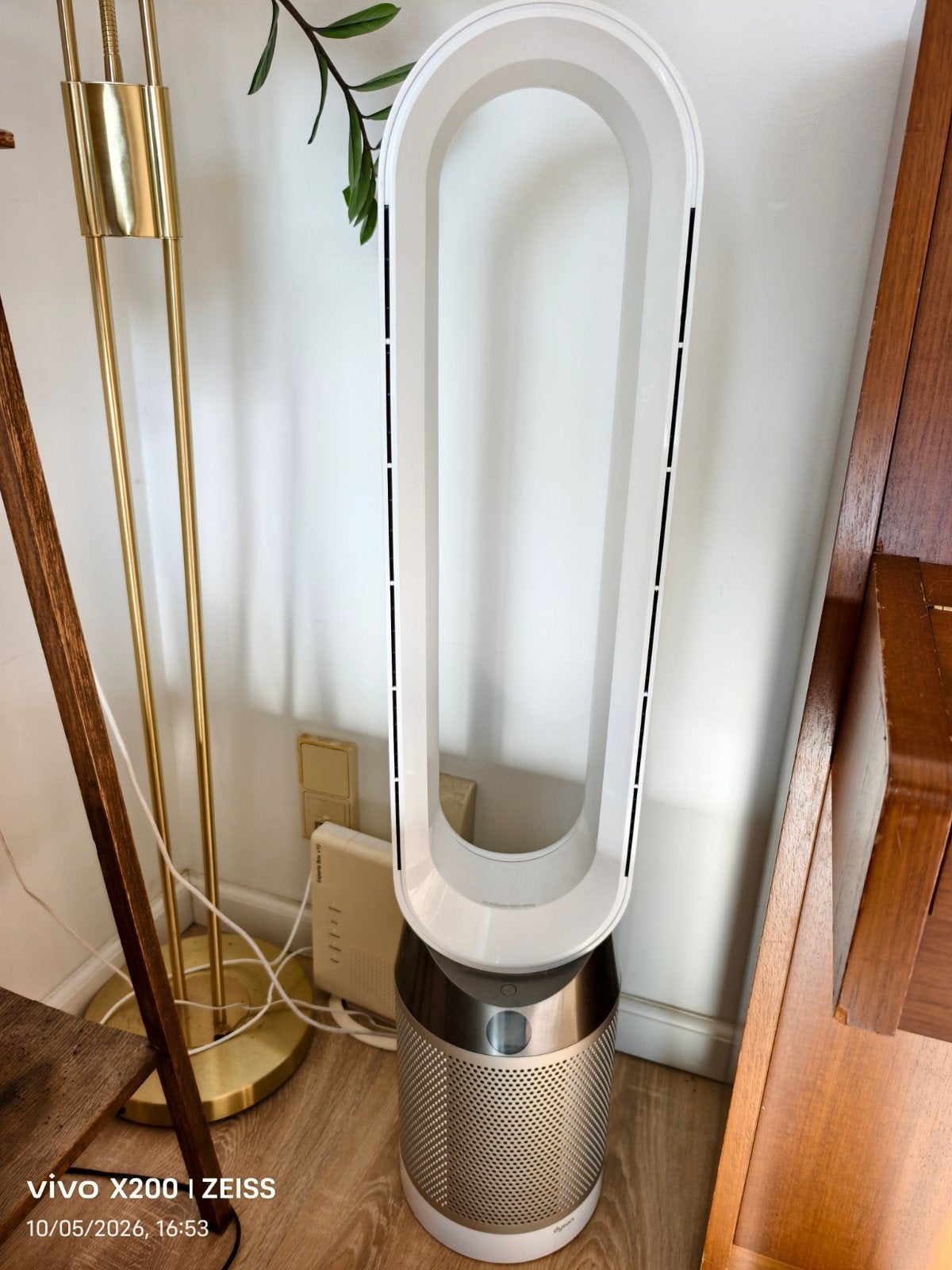 Dyson Pure Hot+Cool Link luchtreiniger ventilator, Ophalen of Verzenden, Ventilator met afstandsbediening, Zo goed als nieuw, Torenventilator