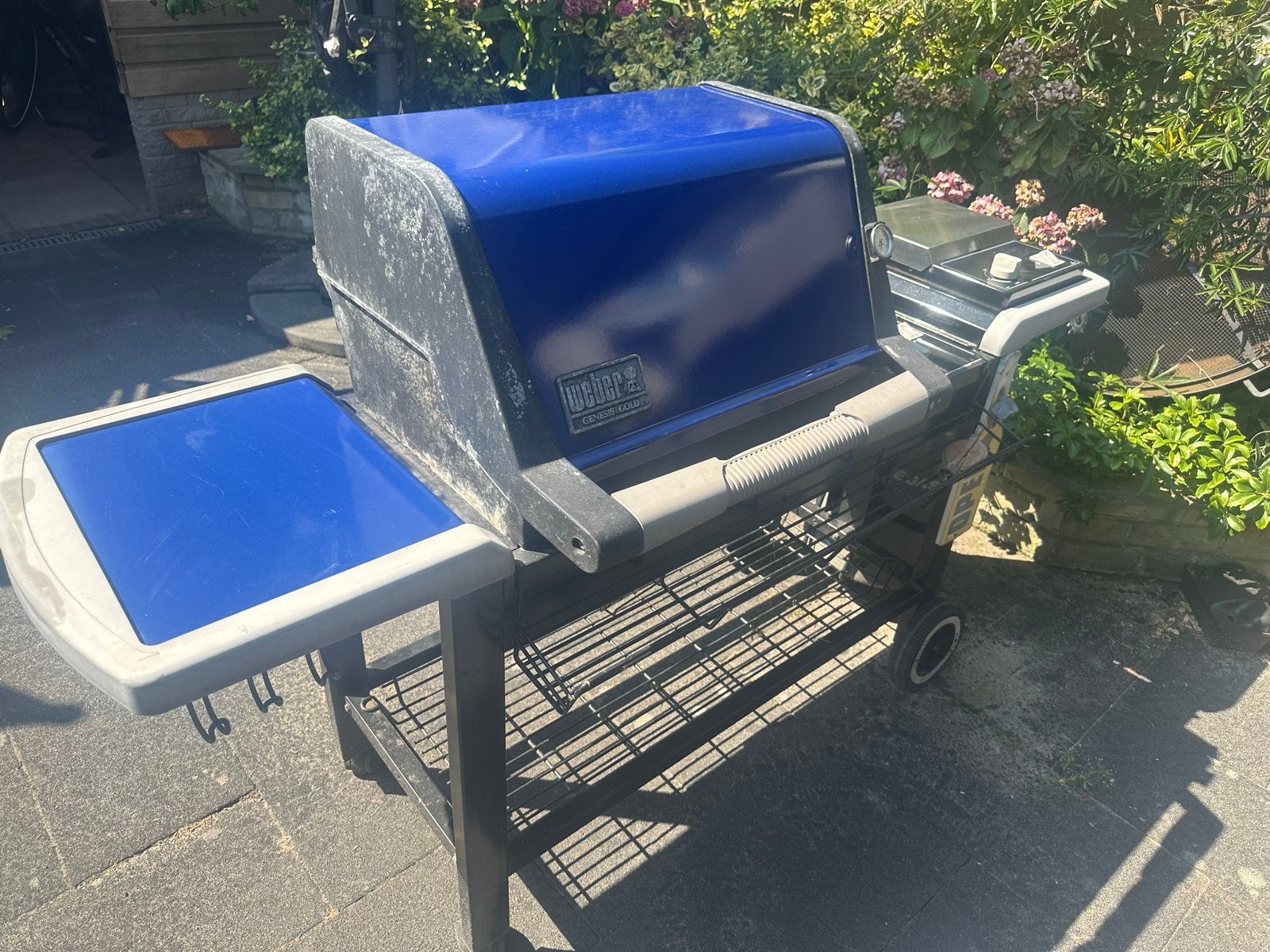 Weber Genesis Gold gasbarbecue inclusief gasfles, Ophalen, Gebruikt