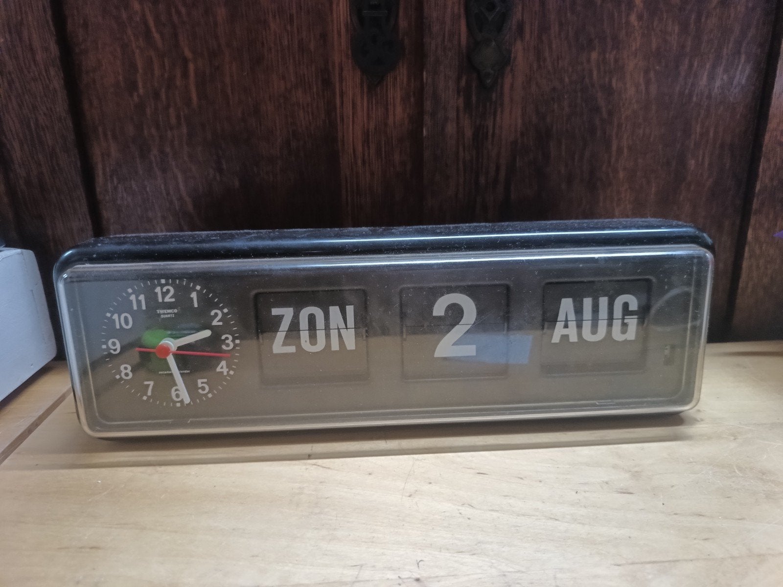 klok zeer duidelijk. datum tijd dag, Ophalen of Verzenden