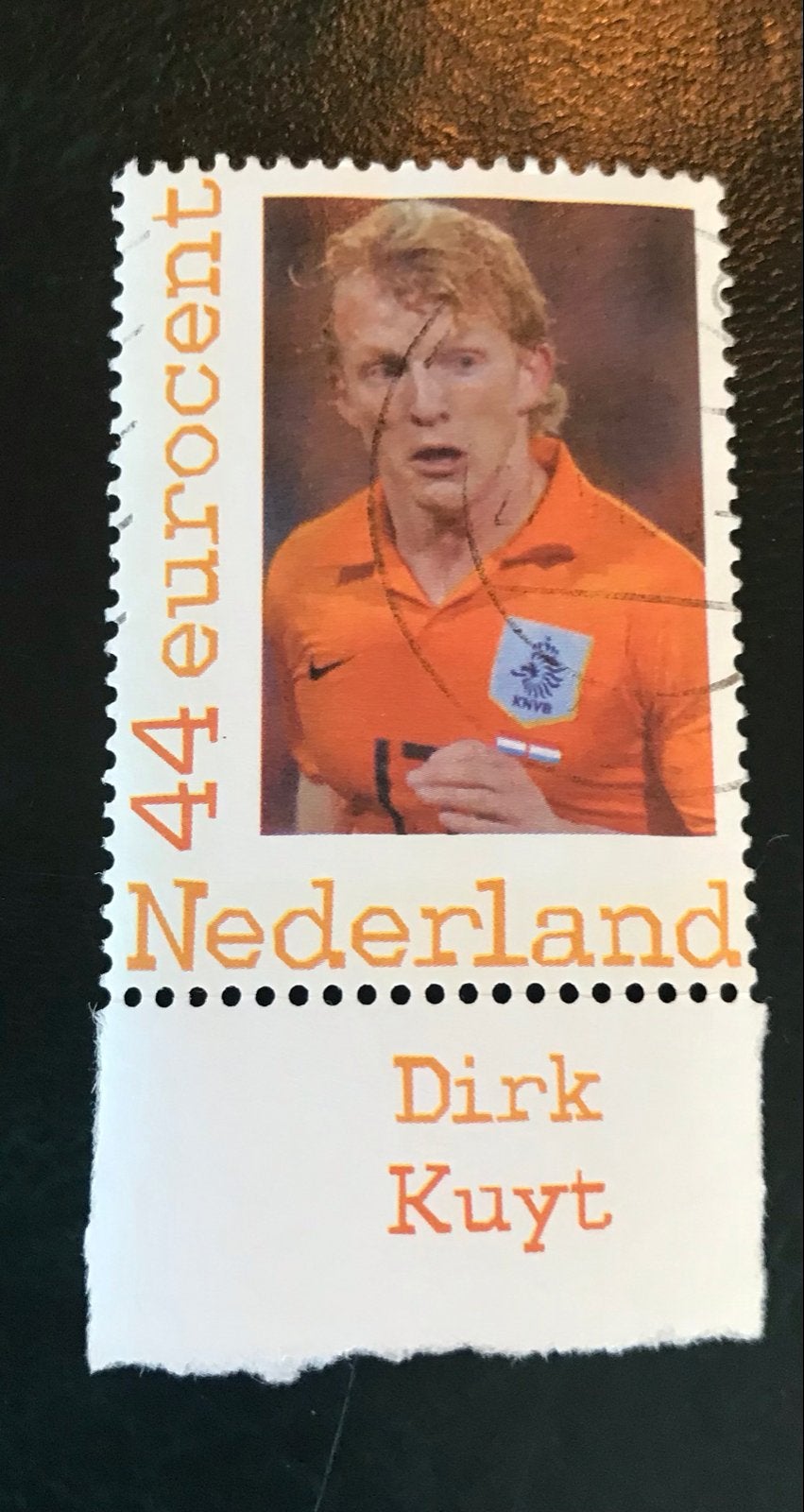 Kv434Postzegel Nederland Dirk Kuyt 44 eurocent, Ophalen of Verzenden, Na 1940, Gestempeld