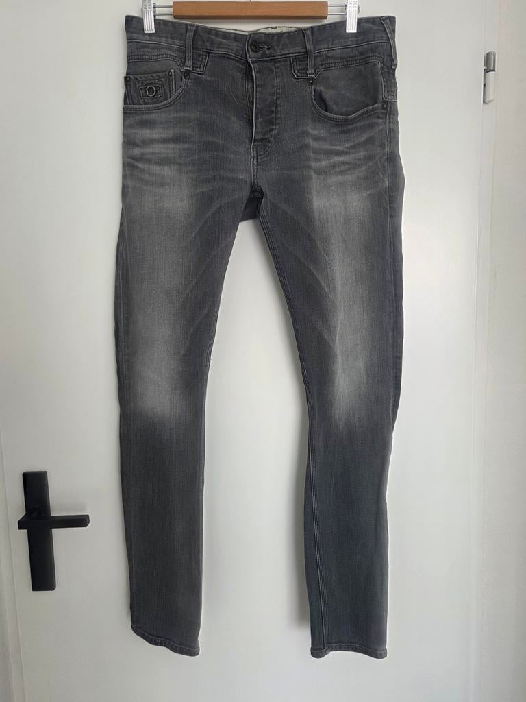 Denham jeans maat W32 - Stijlvolle grijze denim, W32 (confectie 46) of kleiner, Ophalen of Verzenden, Zo goed als nieuw, Grijs