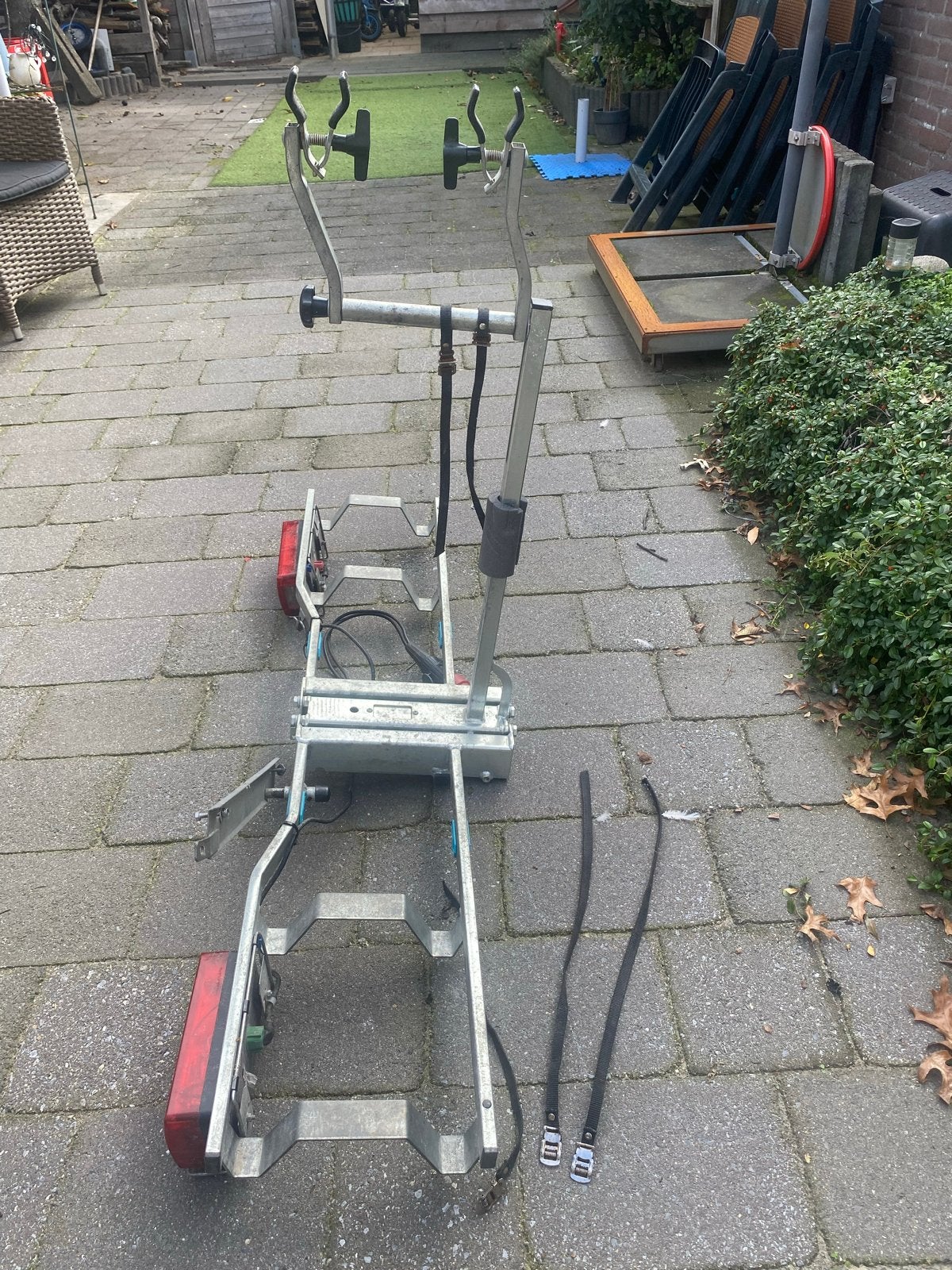 'MULPRO' trekhaakfietsendrager voor 2 fietsen, Auto diversen, Ophalen, 2 fietsen, Gebruikt, Trekhaakdrager