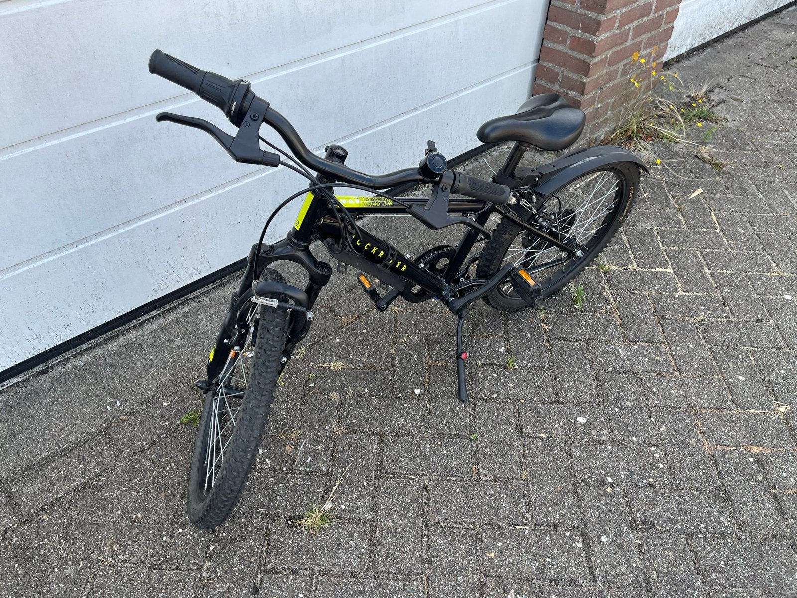 Rockrider kinderfiets 20 inch - Zo goed als nieuw, Ophalen, Zo goed als nieuw, Velgrem, 20 inch of meer