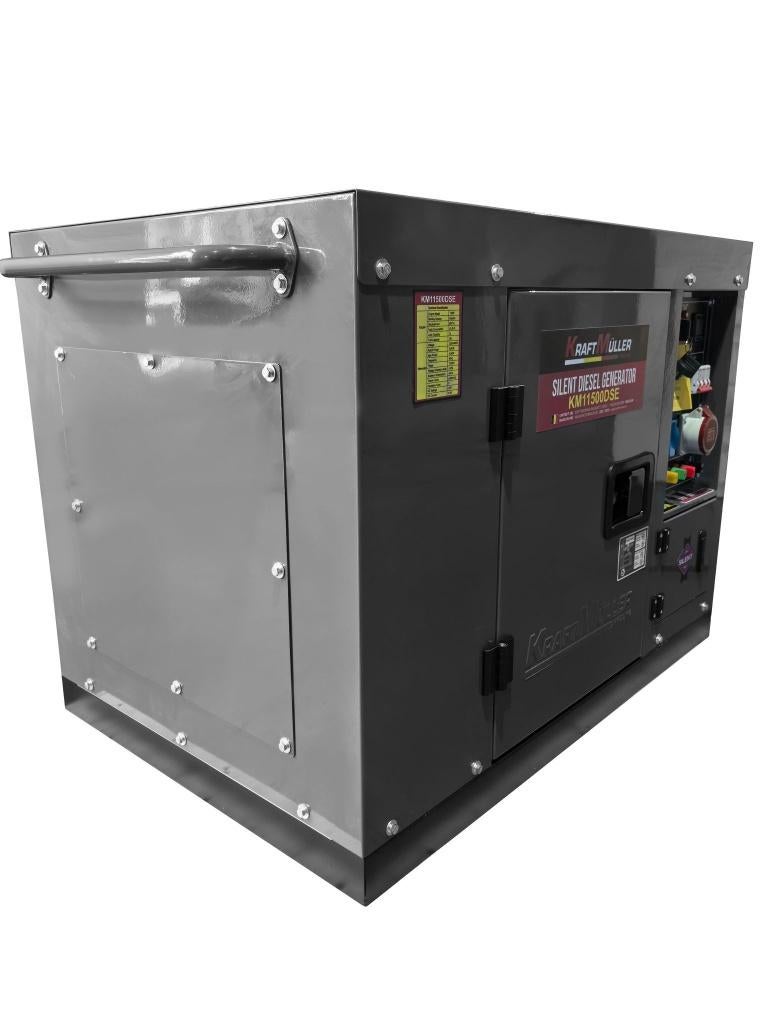 Aggregaat / Generator 12 kvA    Kraft Müller DIESEl, Kraftmuller, Nieuw, Aanvragen@miniracers.nl, 10 tot 30 kVA