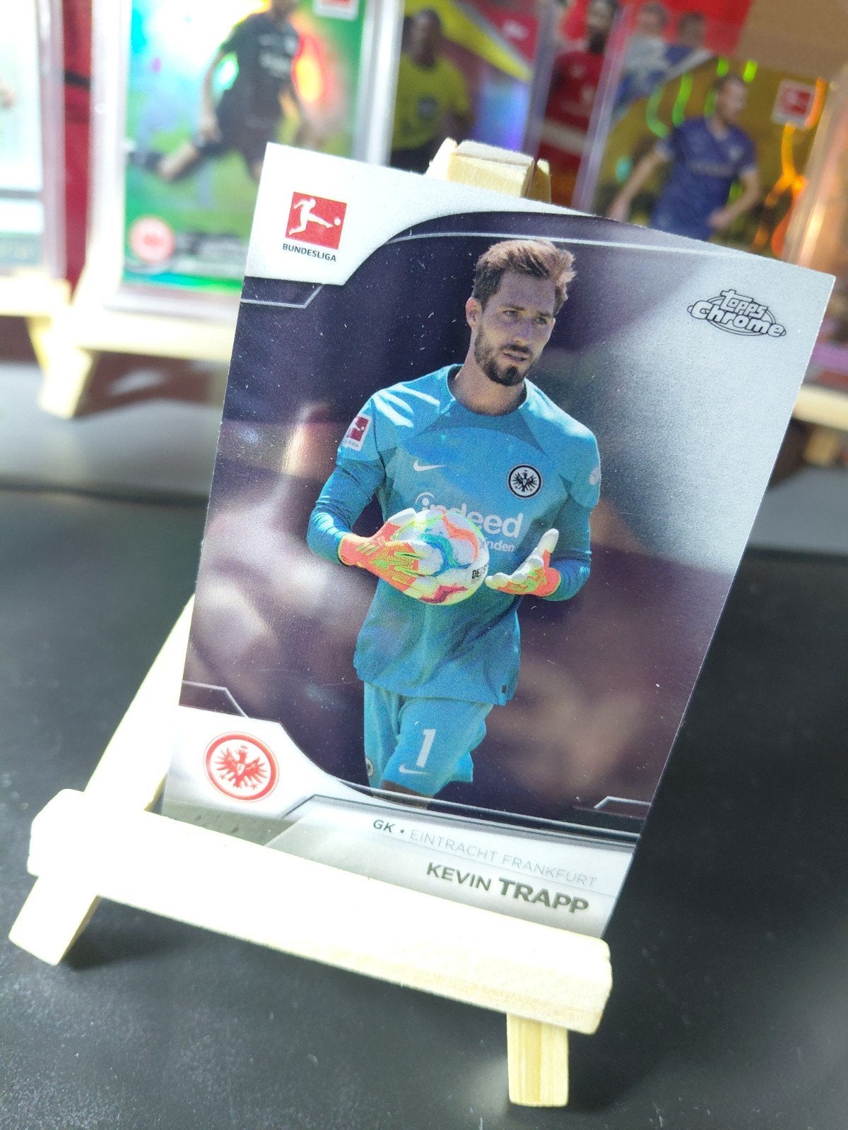 kevin trapp (frankfurt) topps bundesliga chrome, Ophalen of Verzenden, Nieuw, Buitenlandse clubs, Spelerskaart
