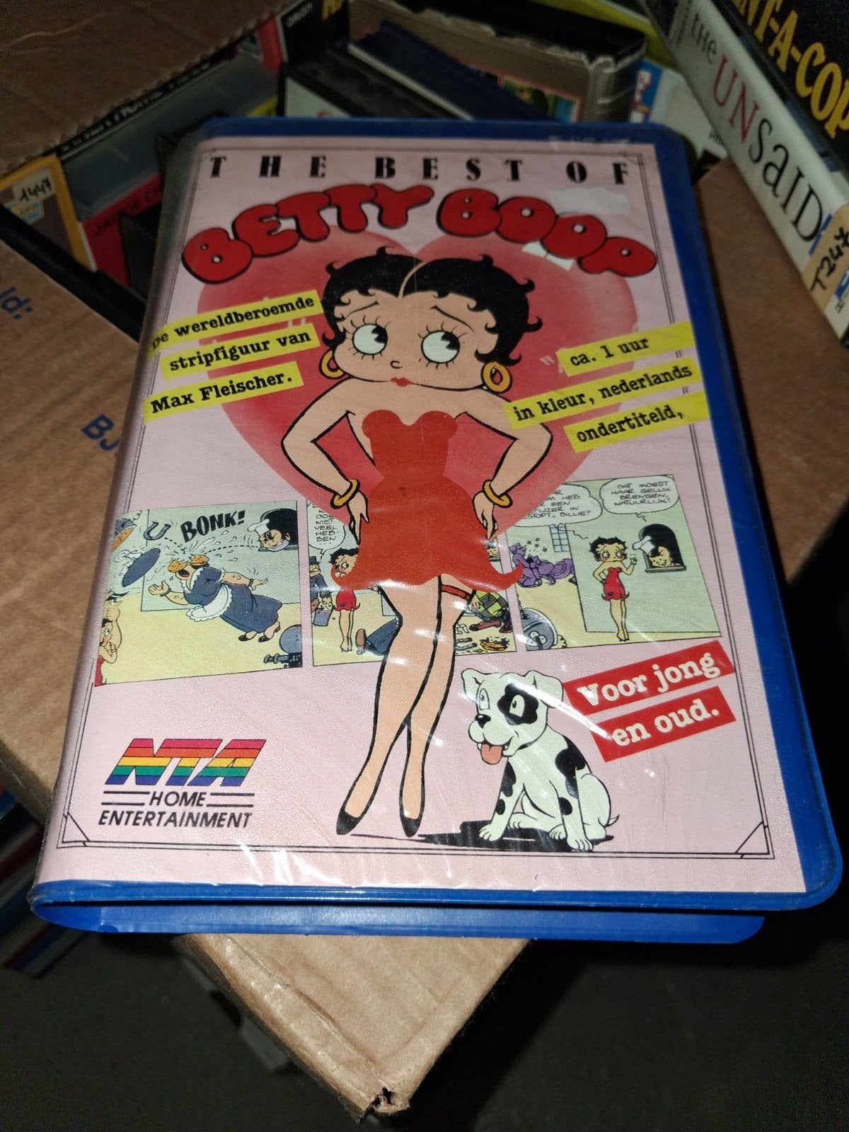 Vhs ex-rental  - The Best Of Betty Boop, Cd's en Dvd's, VHS | Film, Vanaf 16 jaar, Ophalen of Verzenden, Gebruikt, Horror