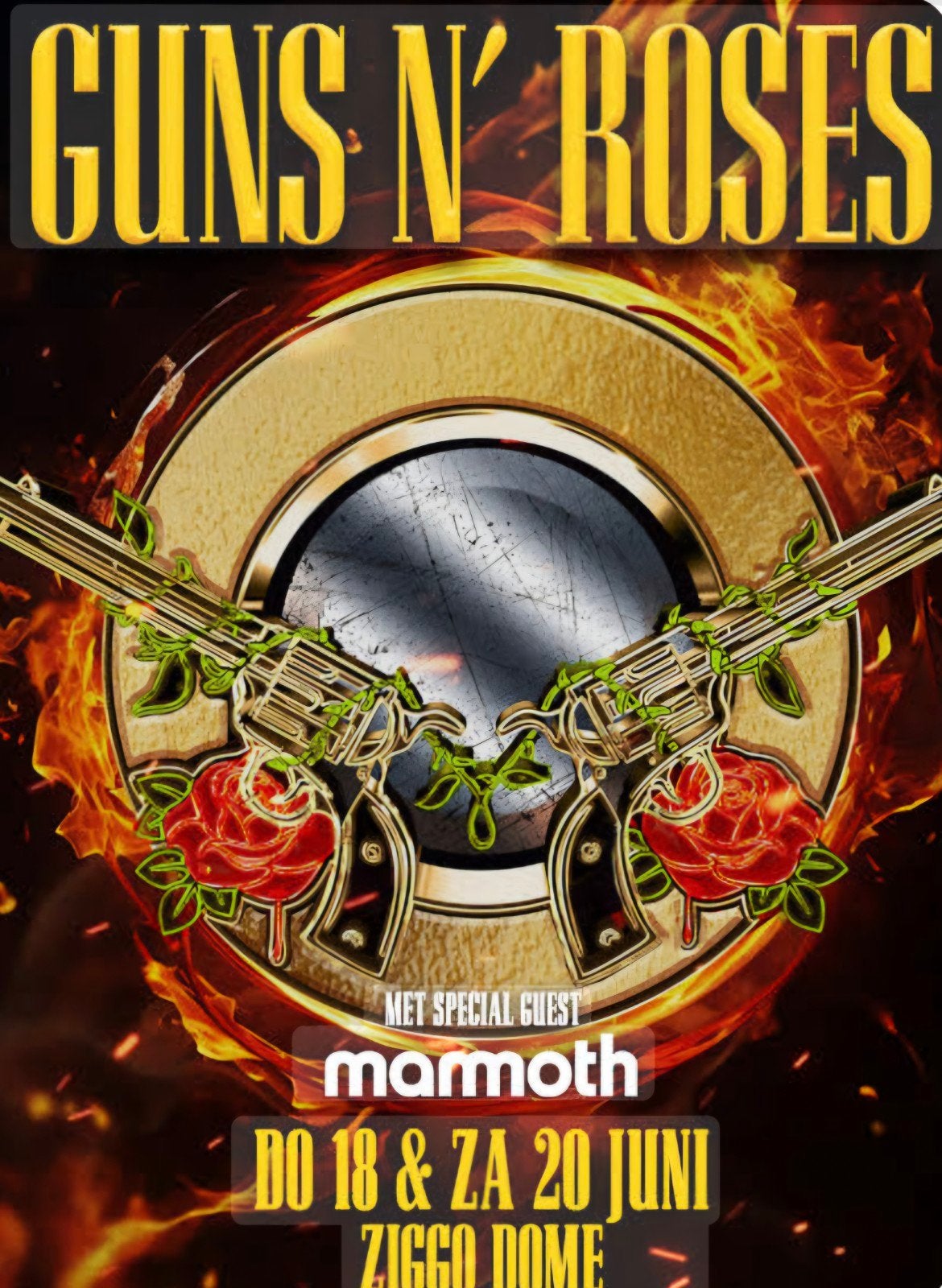GUNS N' ROSES 20 juni, Twee personen, Juni, Hard Rock of Metal