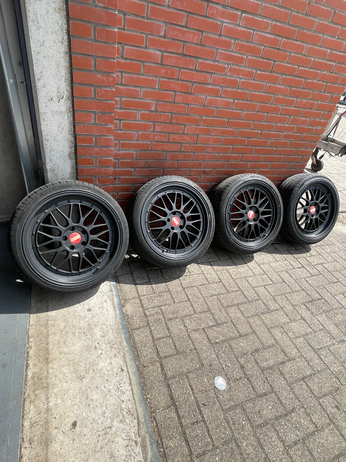 BBS Velgen 5x112 19 inch met Viking banden 235/35/19, 19 inch, Gebruikt, Banden en Velgen, Ophalen of Verzenden