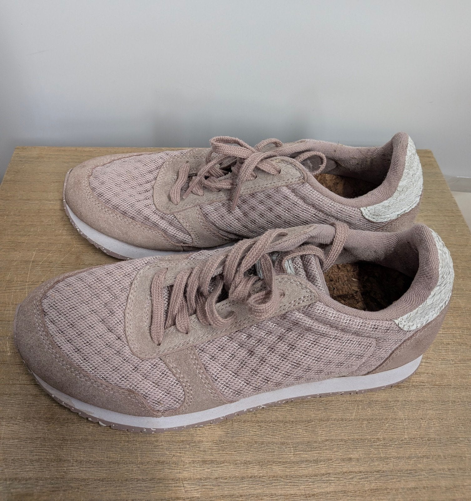 Woden Sneakers - Maat 39 - lichtroze beige netjes, Kleding | Dames, Schoenen, Onbekend, Woden, Onbekend, Roze