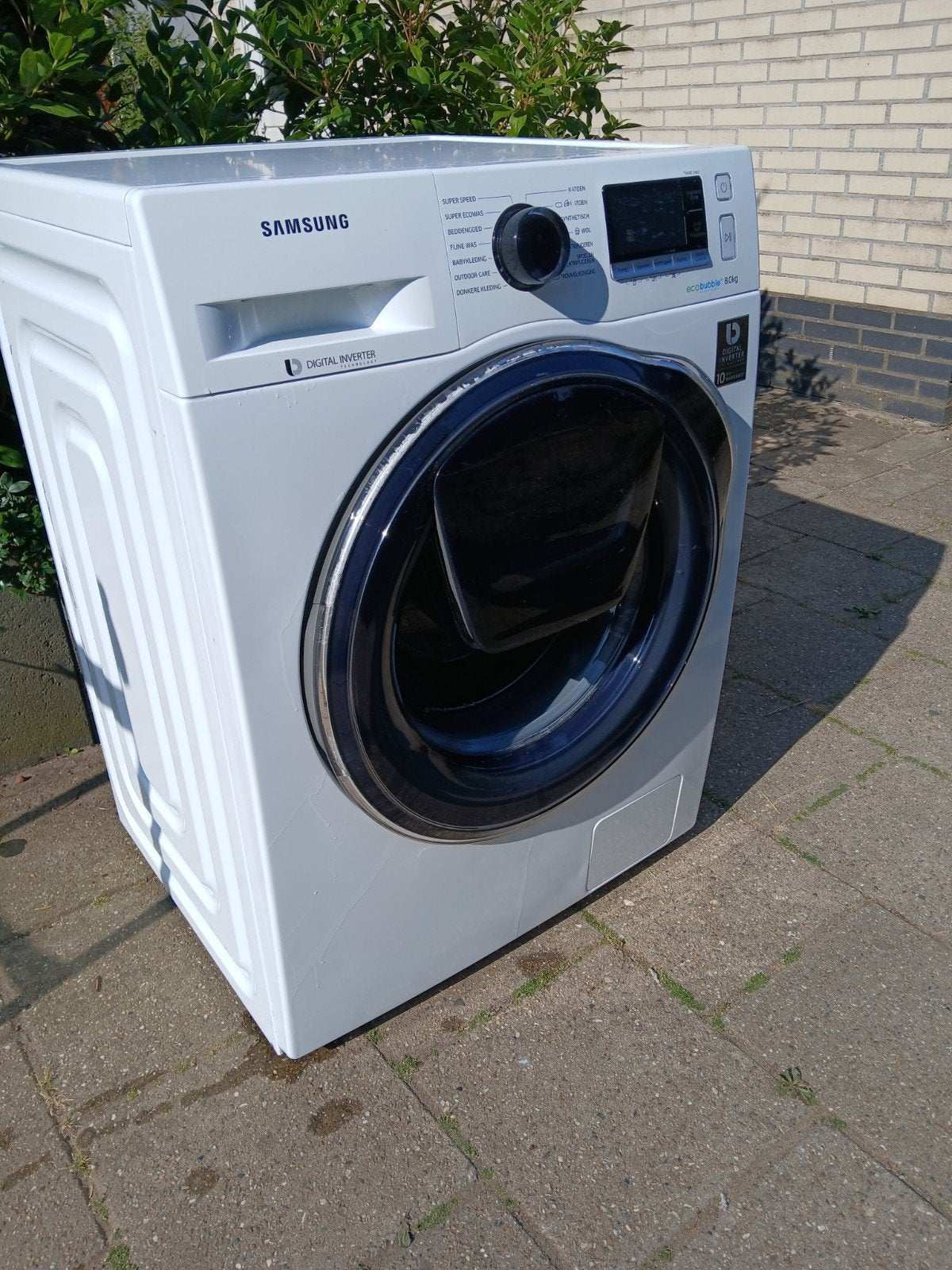 wasmachine Samsung ecobubble 1400rpm 8kg A+++ wifi,addwash!, Witgoed en Apparatuur, Ophalen, 1200 tot 1600 toeren, Minder dan 85 cm