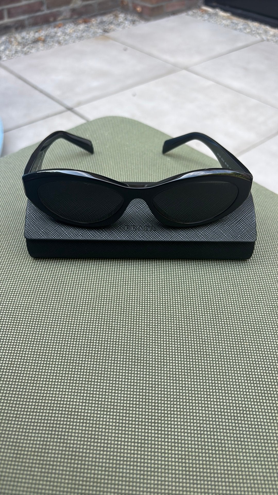Prada Cat eye zonnebril PR 26SF, Ophalen, Zonnebril, Prada, Zwart