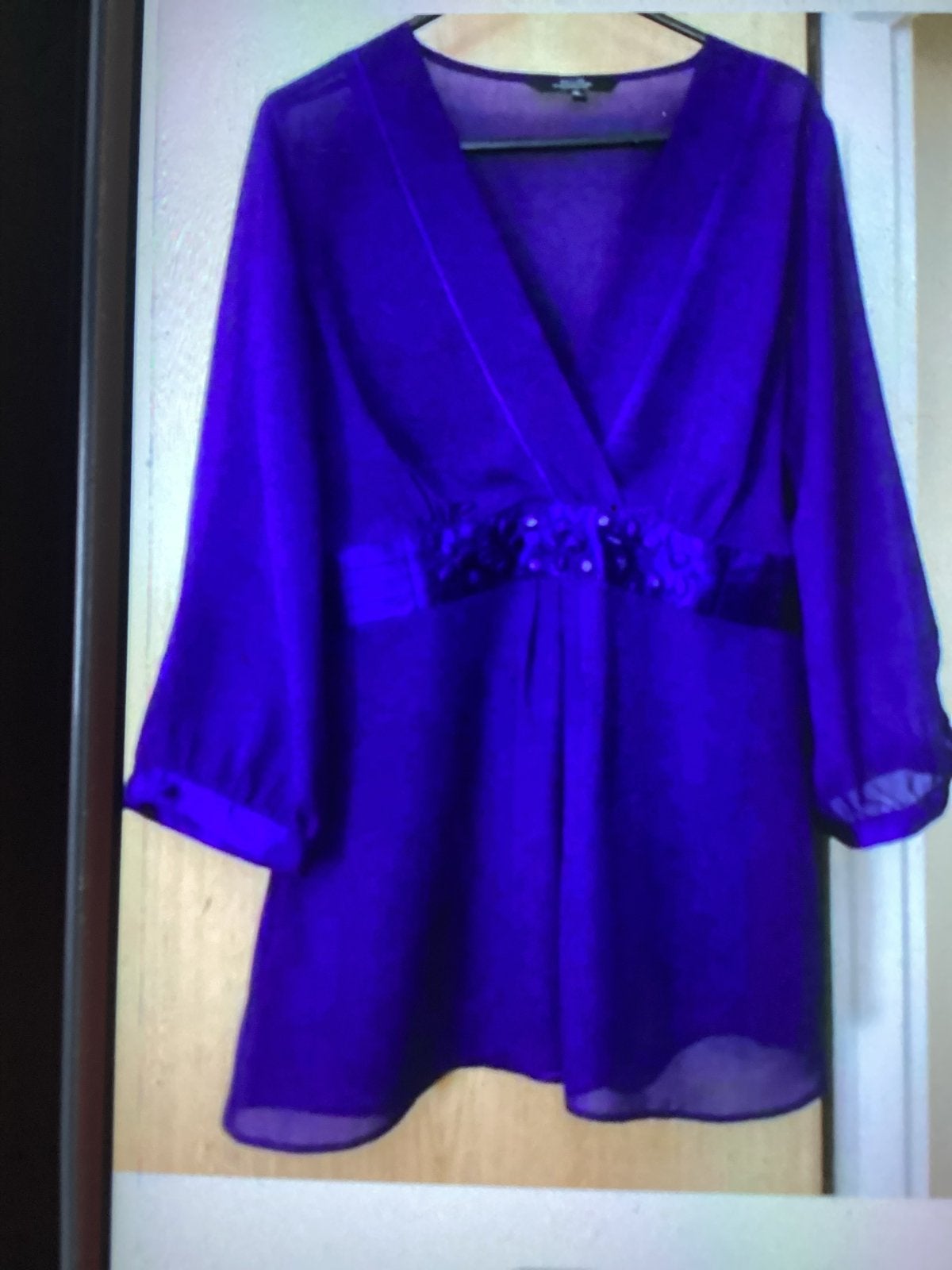 Blauwe blouse van Debenhams Petite Collection, Ophalen of Verzenden, Zo goed als nieuw, Maat 38/40 (M), Blauw