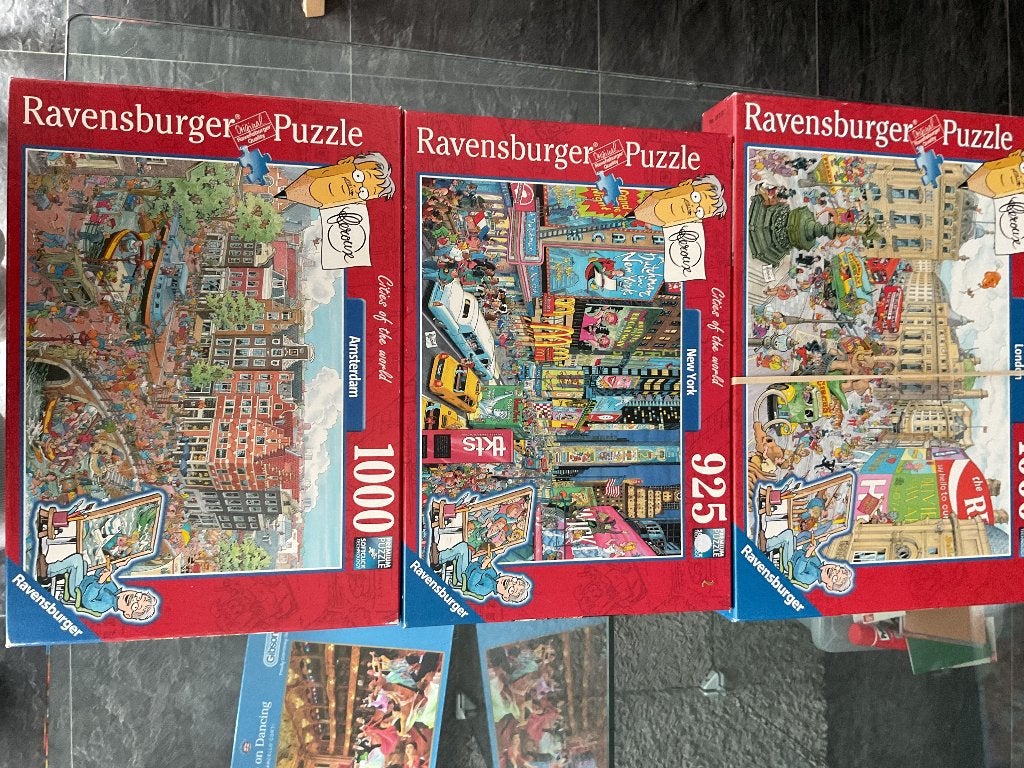 Legpuzzel, Ophalen, 500 t/m 1500 stukjes, Zo goed als nieuw