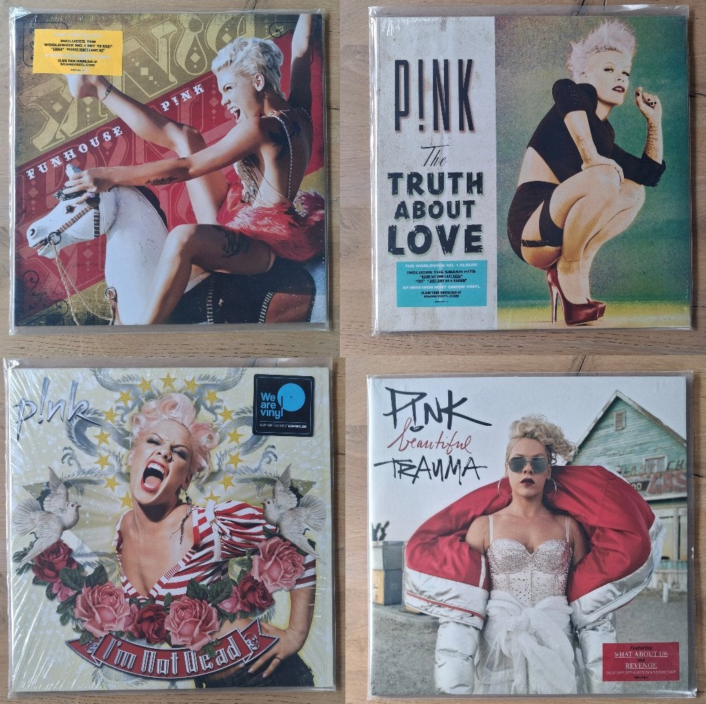 P!NK / PINK, 4 albums | LP / Vinyl / Limited Edition, LP, Rock, Ophalen of Verzenden, Zo goed als nieuw