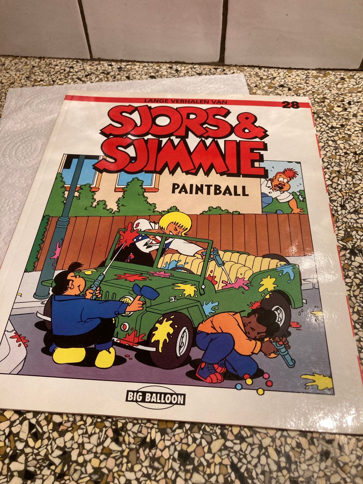 Strip Sjors en Sjimmie, Boeken, Eén stripboek, Ophalen of Verzenden, Zo goed als nieuw