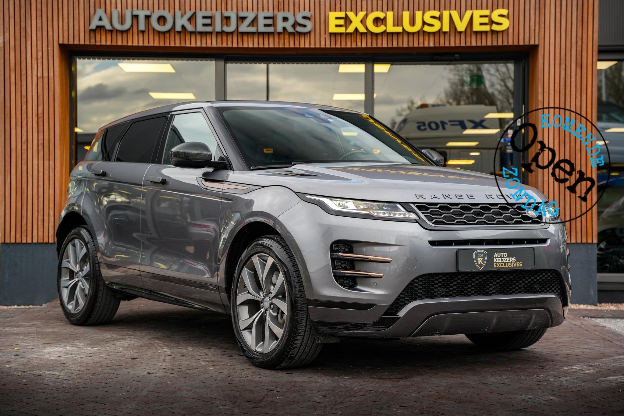 Land Rover Range Rover Evoque P300e R Dynamic Panodak Memory, 15 kWh, Bedrijf, Vierwielaandrijving, Hybride Elektrisch/Benzine