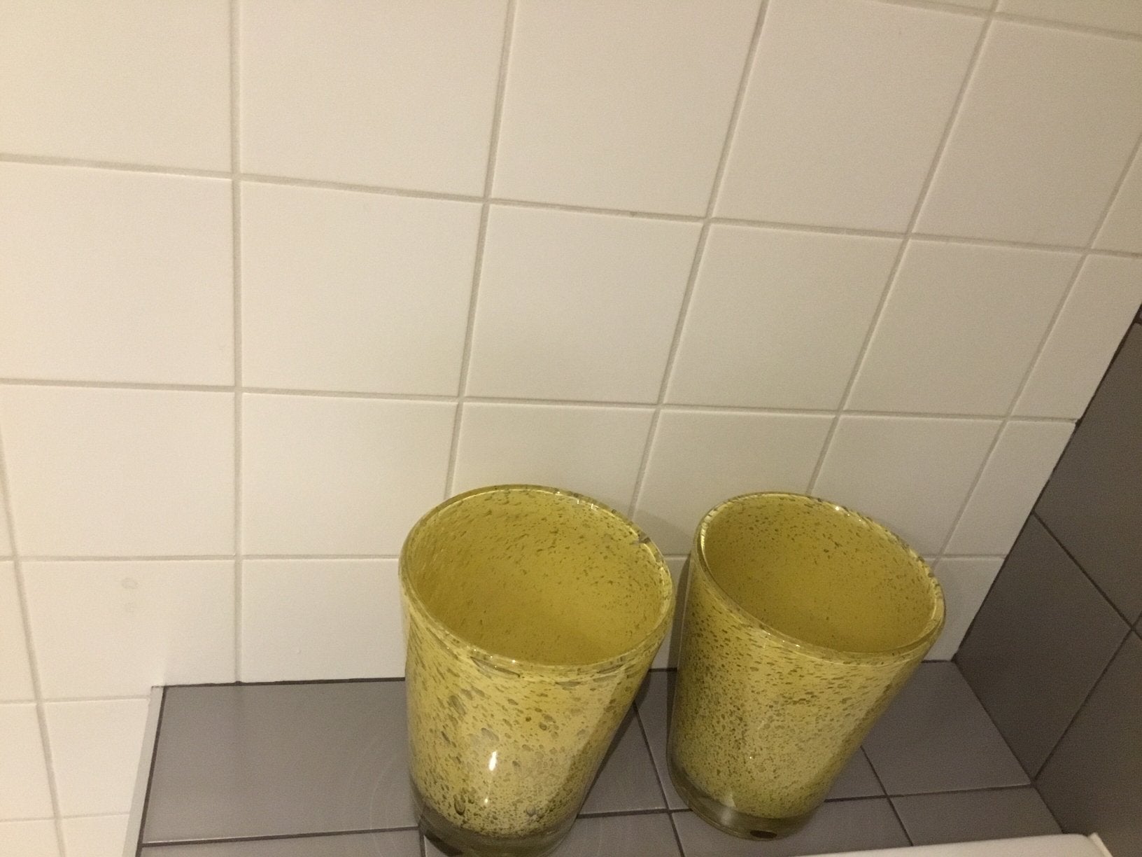 5 stuks DUTZ glas citroengeel 2 grote potte 3 vaasjes, Ophalen of Verzenden, Zo goed als nieuw, Glas