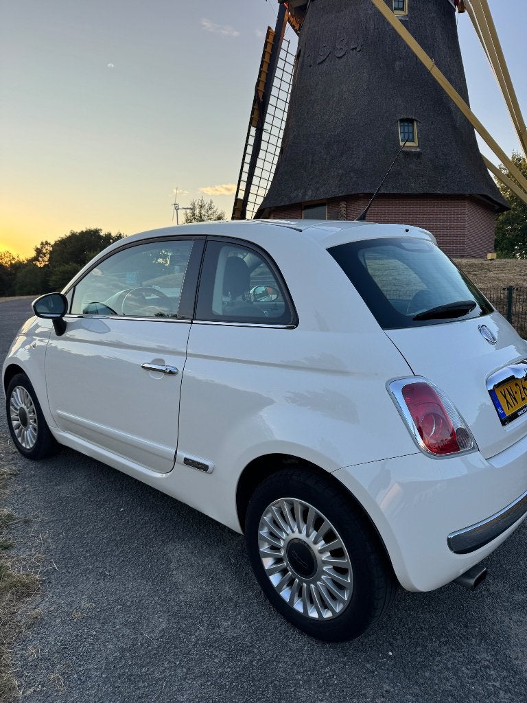 Fiat 500 1.2 C 2012 Wit, Auto's, Voorwielaandrijving, Stof, 1242 cc, 840 kg