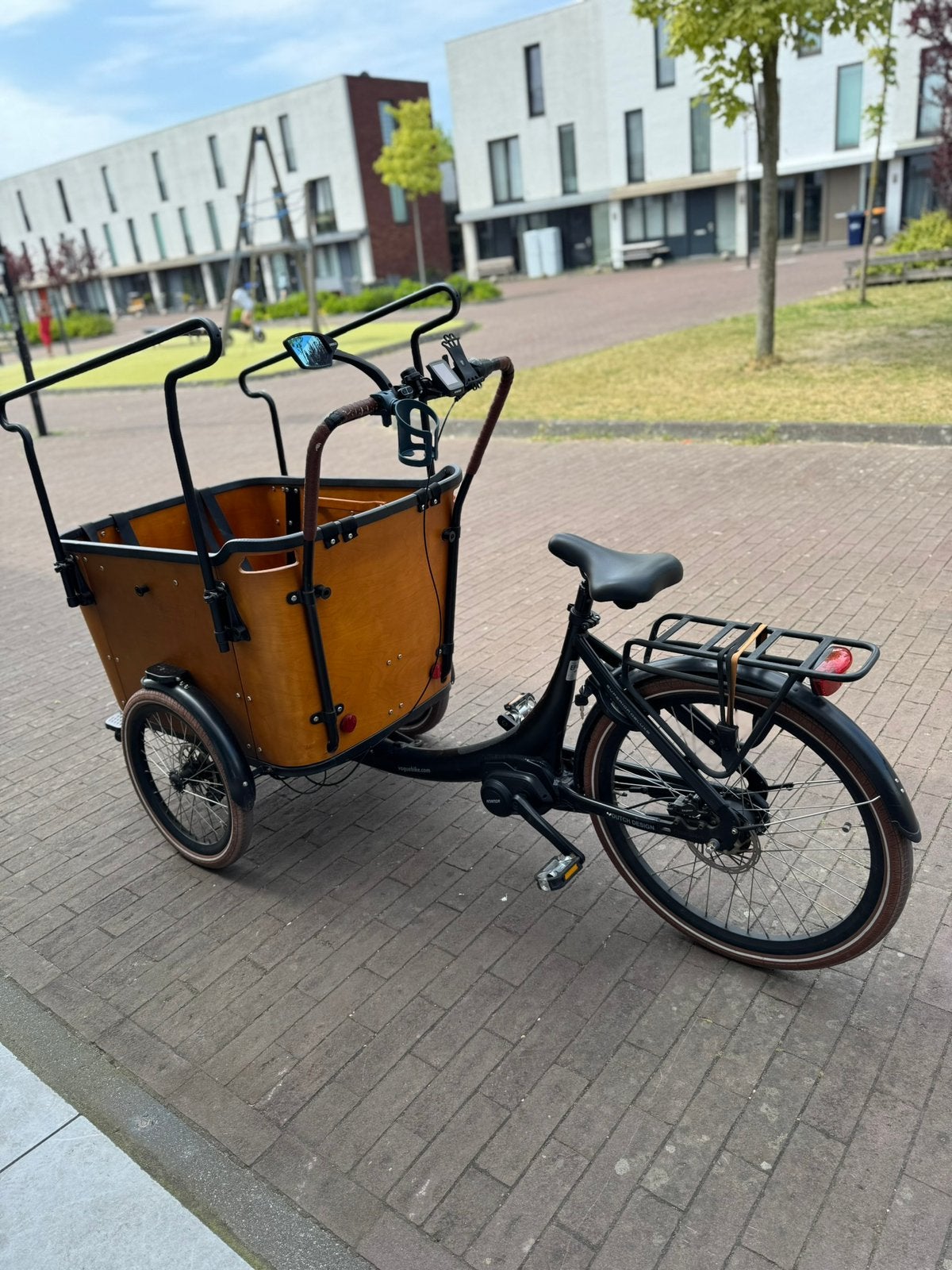 Bakfiets Vogue Superior Deluxe, Ophalen of Verzenden, Zo goed als nieuw, 4 kinderen of meer