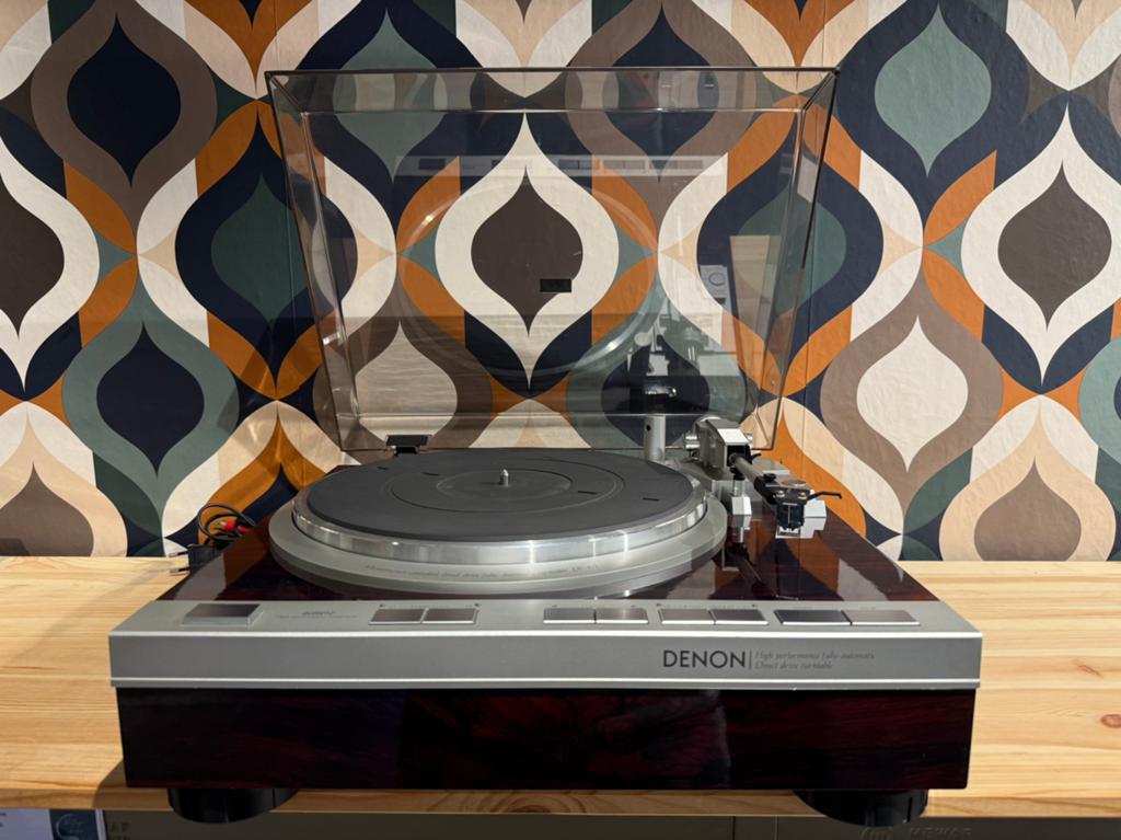 Denon DP-47F, zéér mooi, servicebeurt, DL-160!, met garantie, Contact@vintageaudiobreda.nl, Automatisch, Zo goed als nieuw, Platenspeler