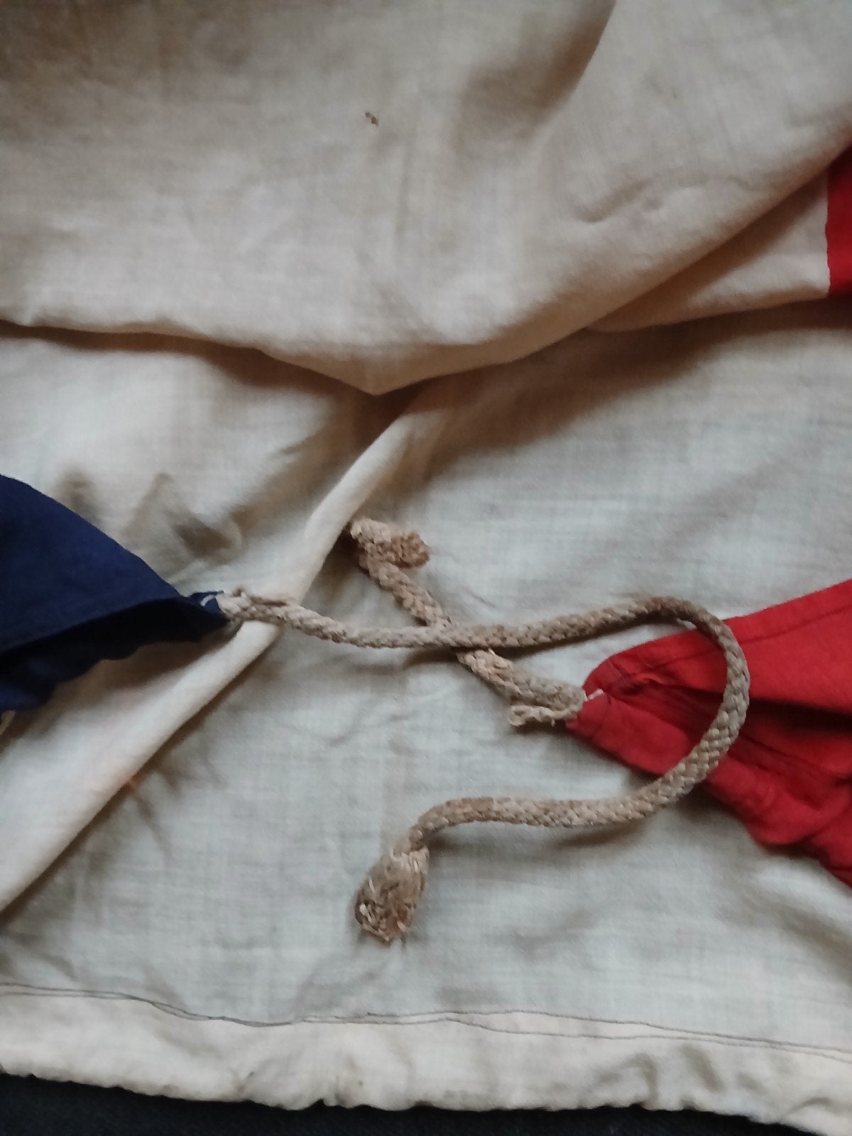 zeer oude, erg grote vintage, vooroorlogse vlag, Ophalen of Verzenden