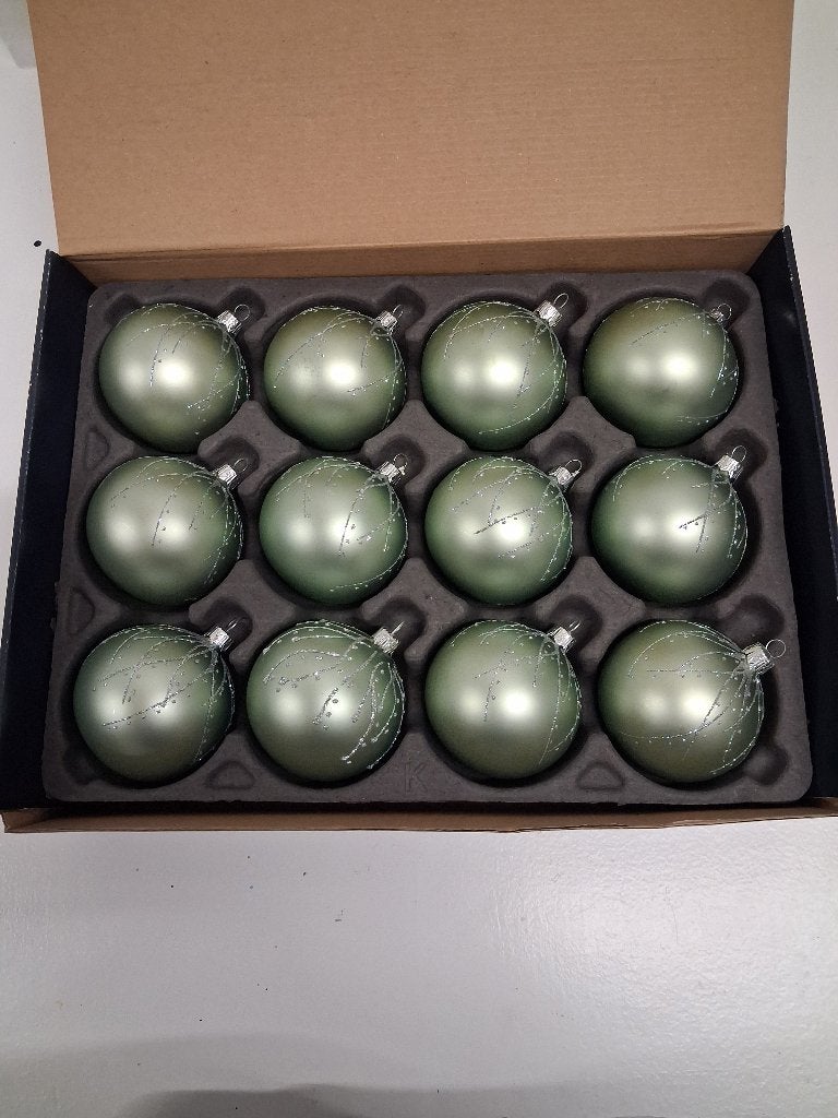 Glazen kerstballen, Ophalen of Verzenden, Nieuw