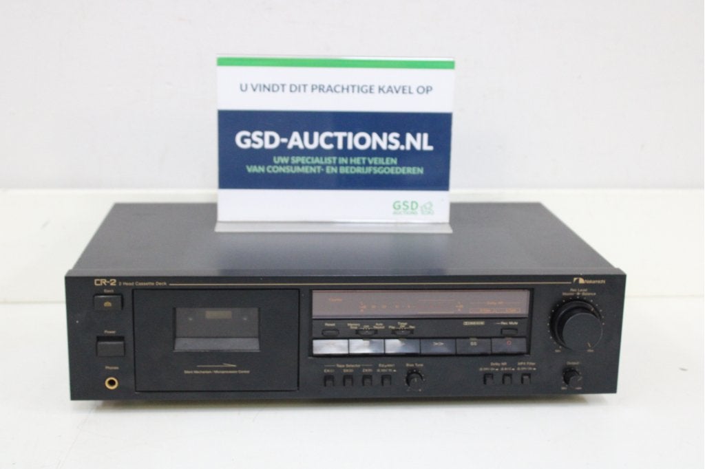 Nakamichi CR-2 cassette deck, Ophalen of Verzenden, Niet ingevuld, Niet ingevuld, Niet ingevuld