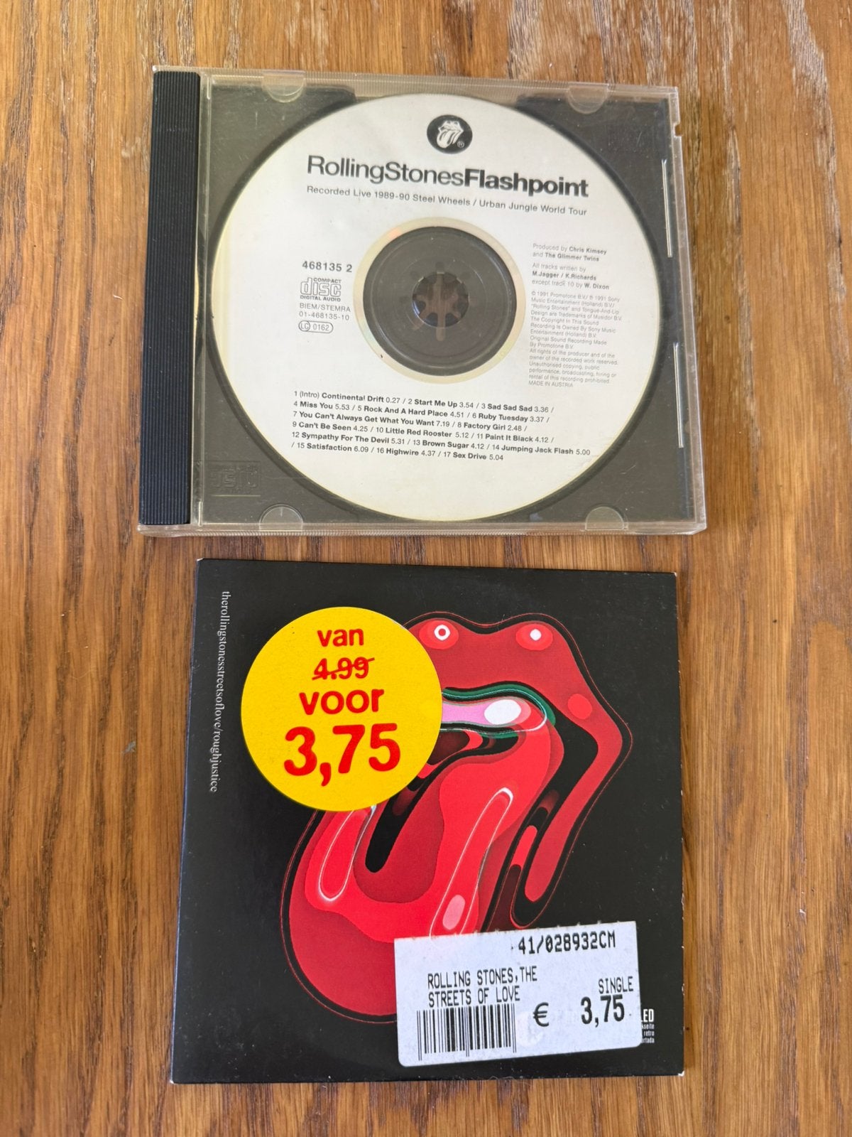 The Rolling Stones cd en single, Ophalen of Verzenden, Gebruikt, Pop
