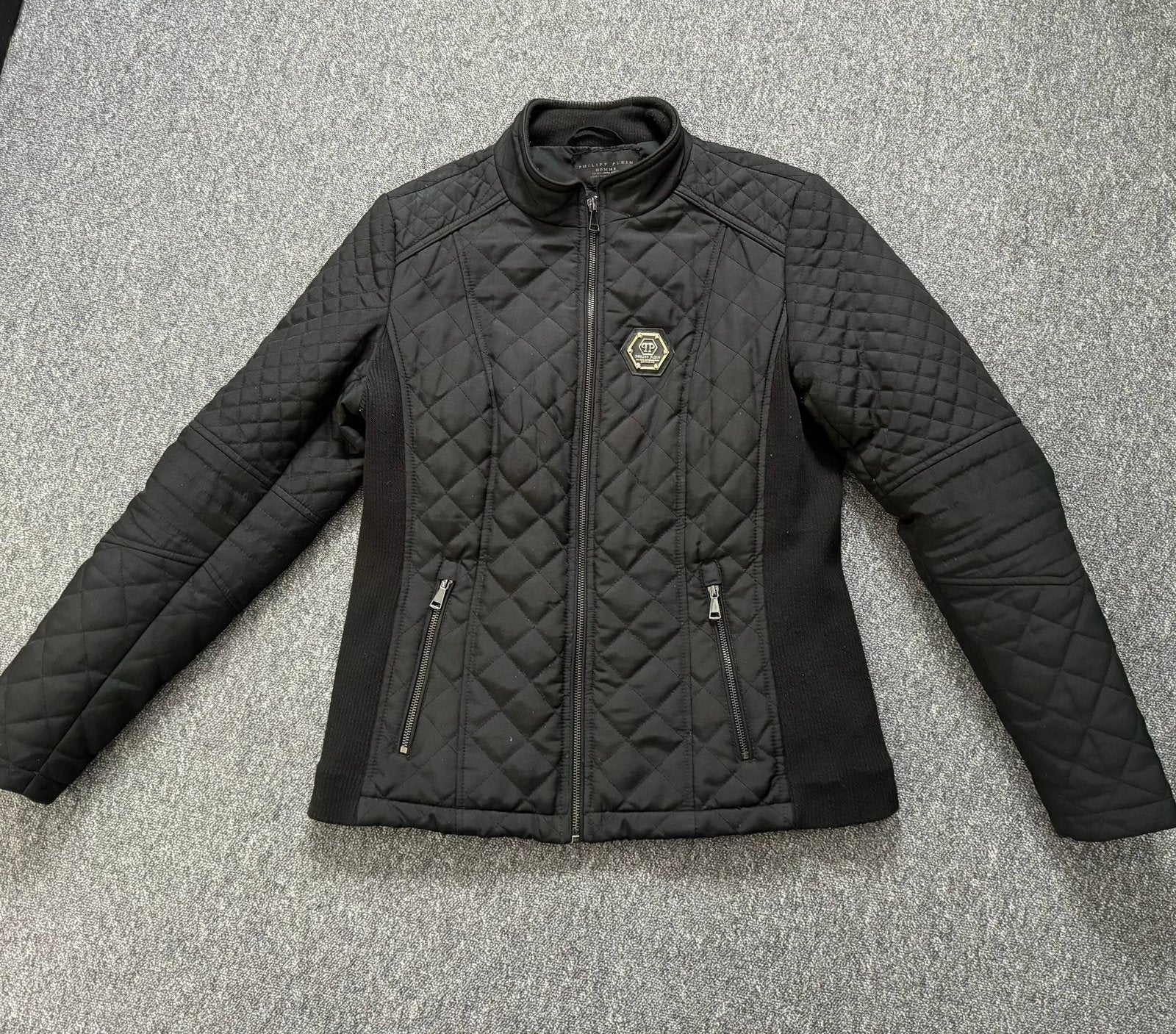 Philipp Plein zomer tussen jas maat 40, Ophalen of Verzenden, Zo goed als nieuw, Maat 38/40 (M), Zwart