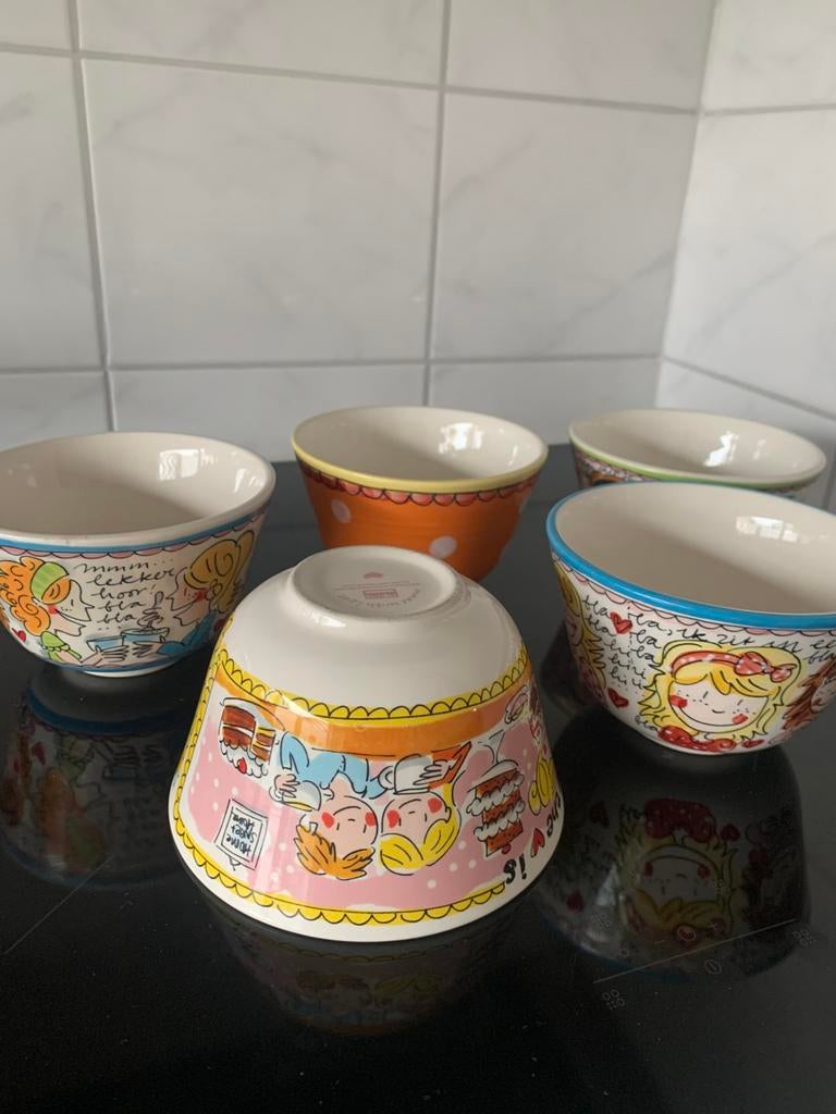 Blond amsterdam schaaltjes  5 x, Ophalen, Blond Amsterdam, Aardewerk, Schaal of Schalen