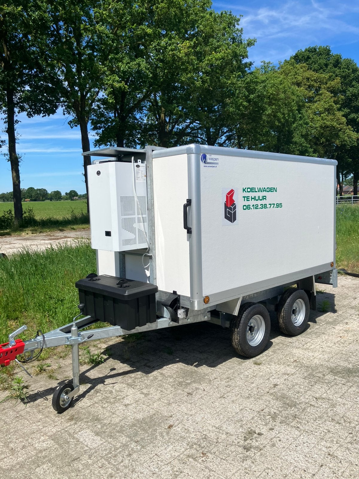 Koelwagen te huur, Ophalen, Nieuw