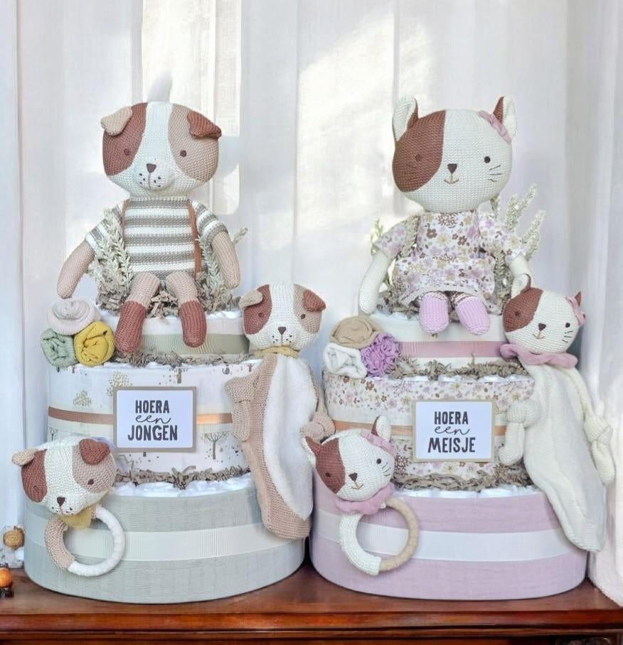 Mooie luxe luiertaart ,luiertaart jongen ,luiertaart meisje, Kinderen en Baby's, Kraamcadeaus en Geboorteborden, Kraamcadeau, Ophalen of Verzenden