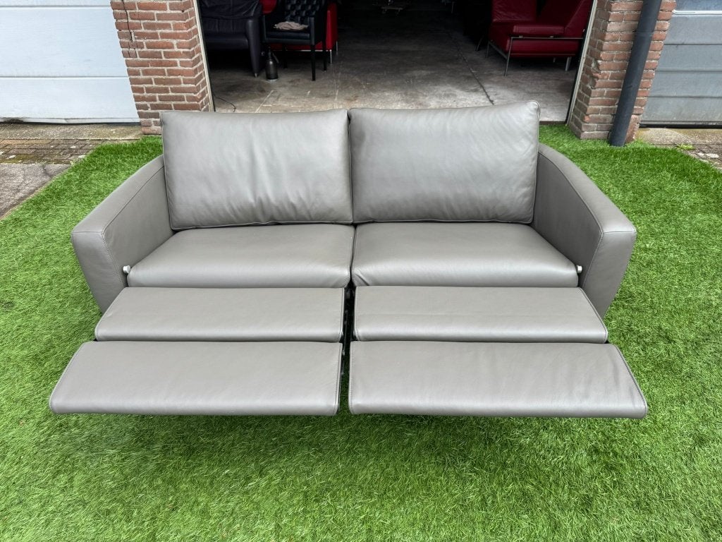 FSM Sesam bank design bankstel grijs leer De Sede ZGAN, Geen, Pahest@hotmail.nl, Design, 75 tot 100 cm