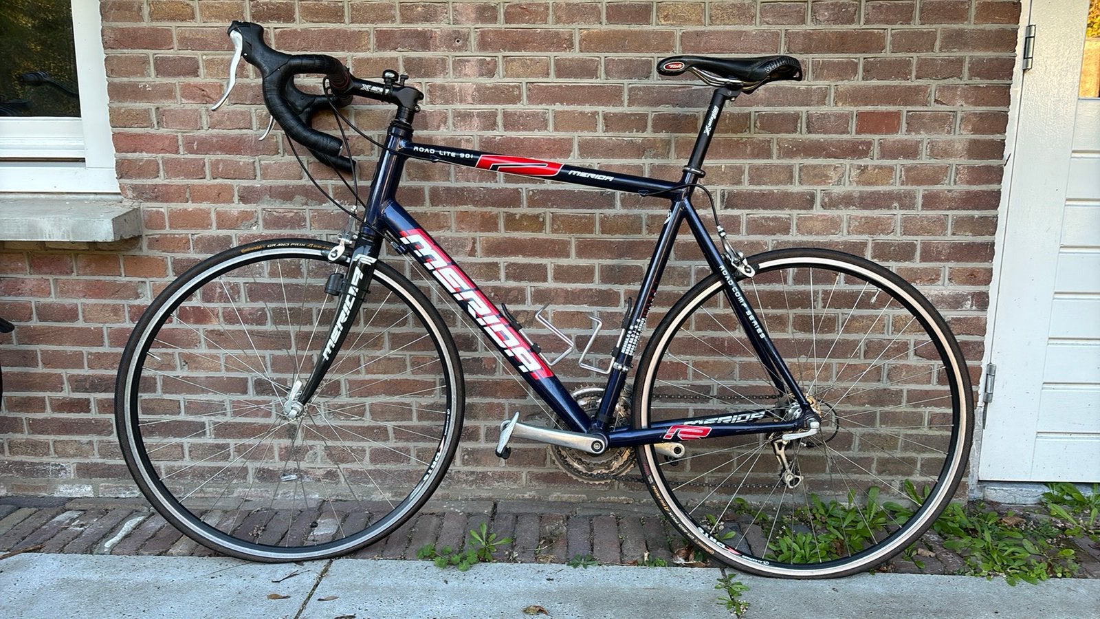 Merida racefiets, Gebruikt, Velgrem, Versnellingen, 61 tot 65 cm