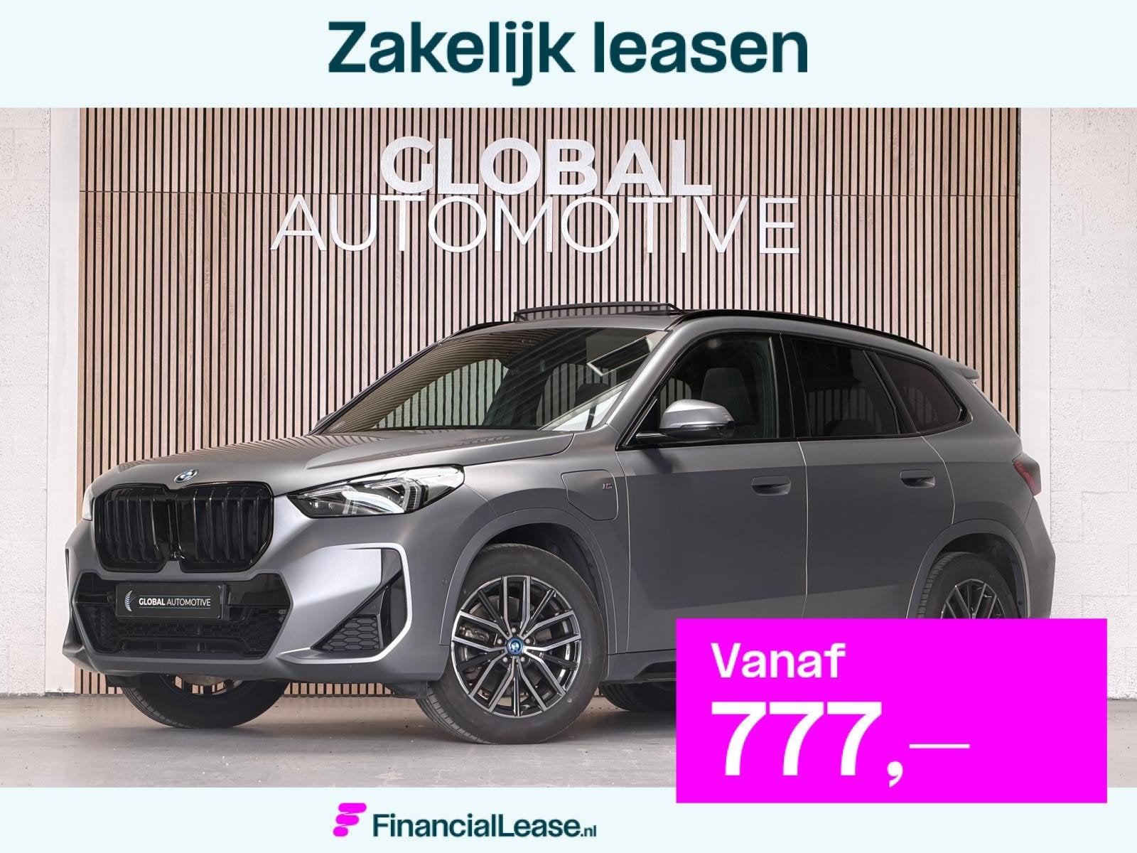 BMW X1 XDrive30e M sport - 326PK - PANORAMADAK - 360 CAMERA, Gebruikt, Zwart, Bedrijf, Hybride Elektrisch/Benzine