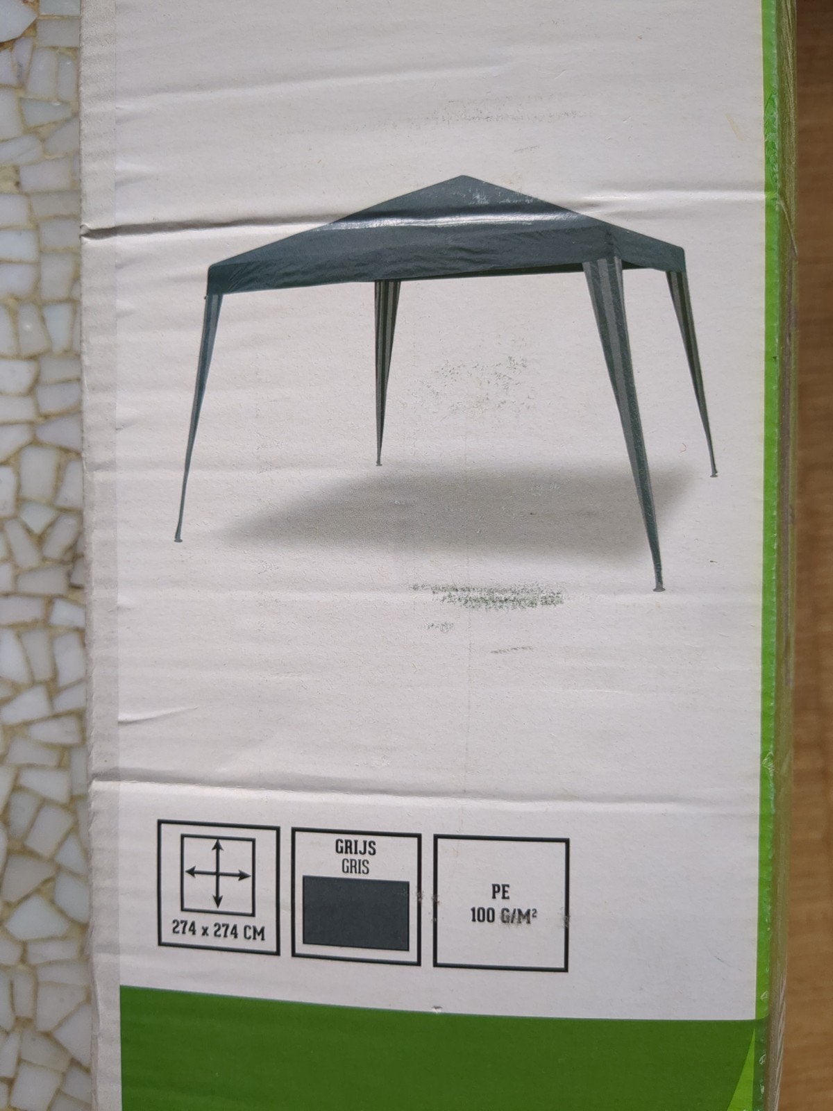 Nieuwe partytent, Opvouwbaar, Partytent, Minder dan 4 meter, Nieuw