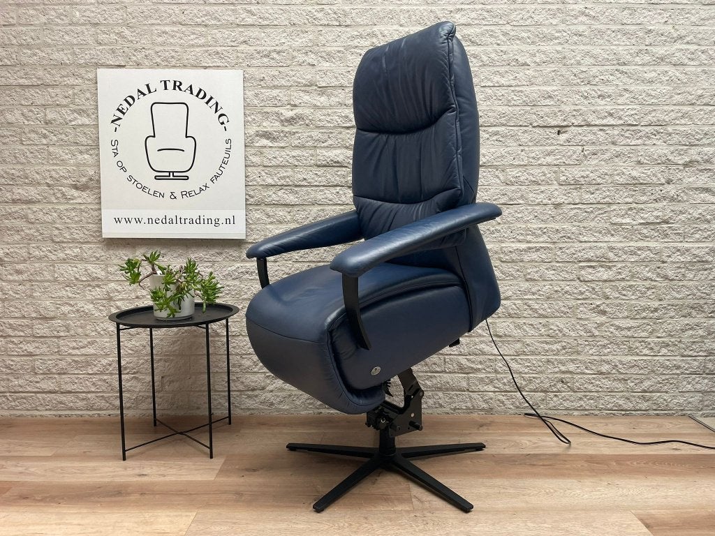 Meubelzorg sta op stoel relax fauteuil draaibaar stoel XL, N, N, Minder dan 75 cm, Leer